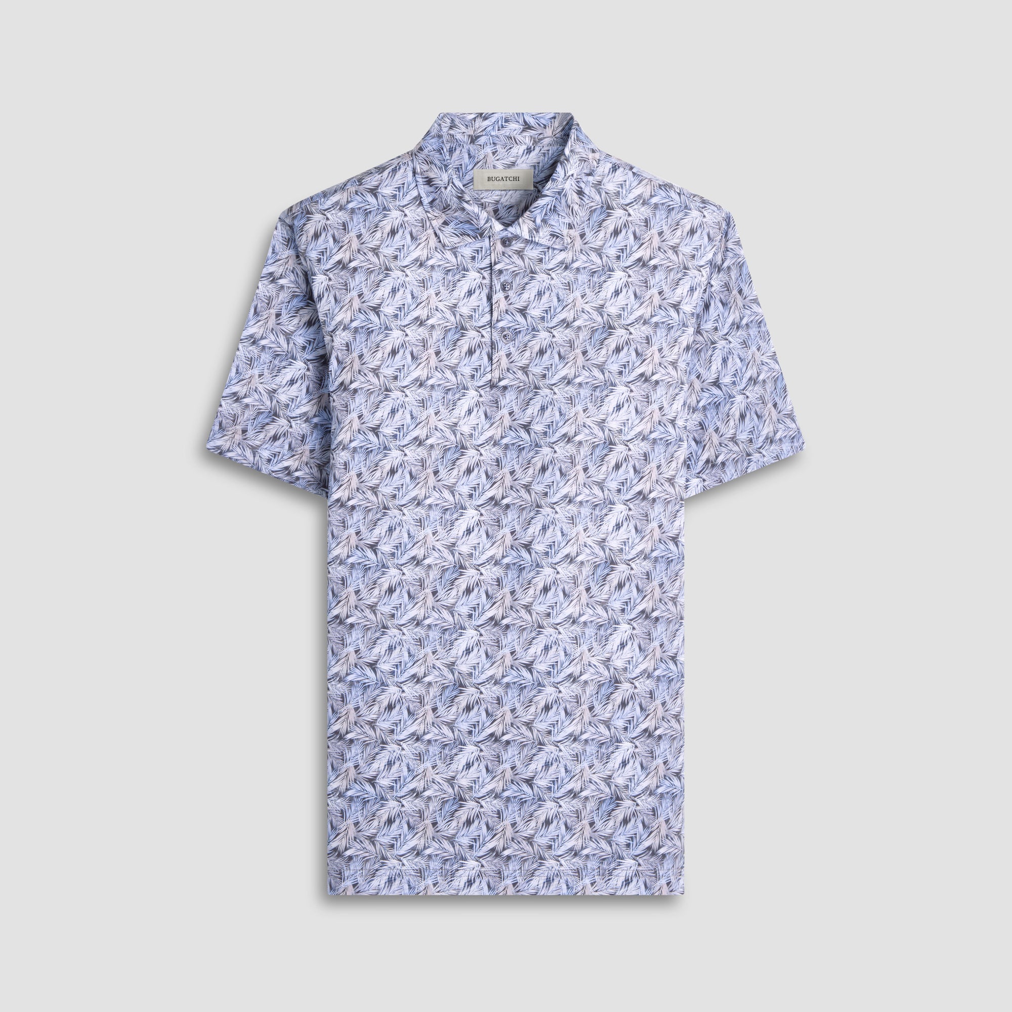 Victor Leaf Print OoohCotton Polo