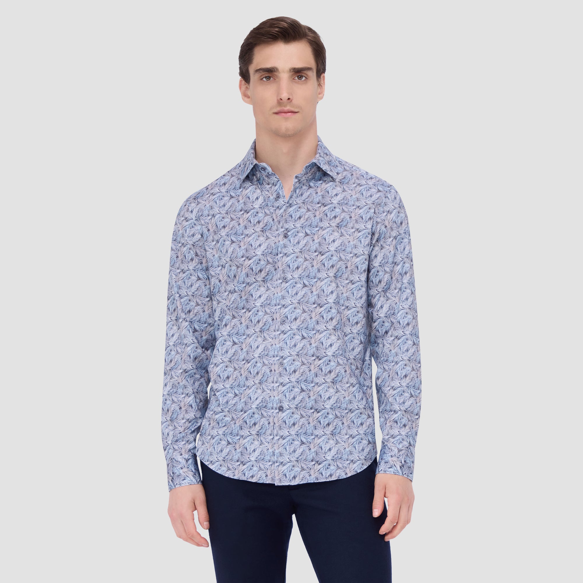 James Leaf Print OoohCotton Shirt