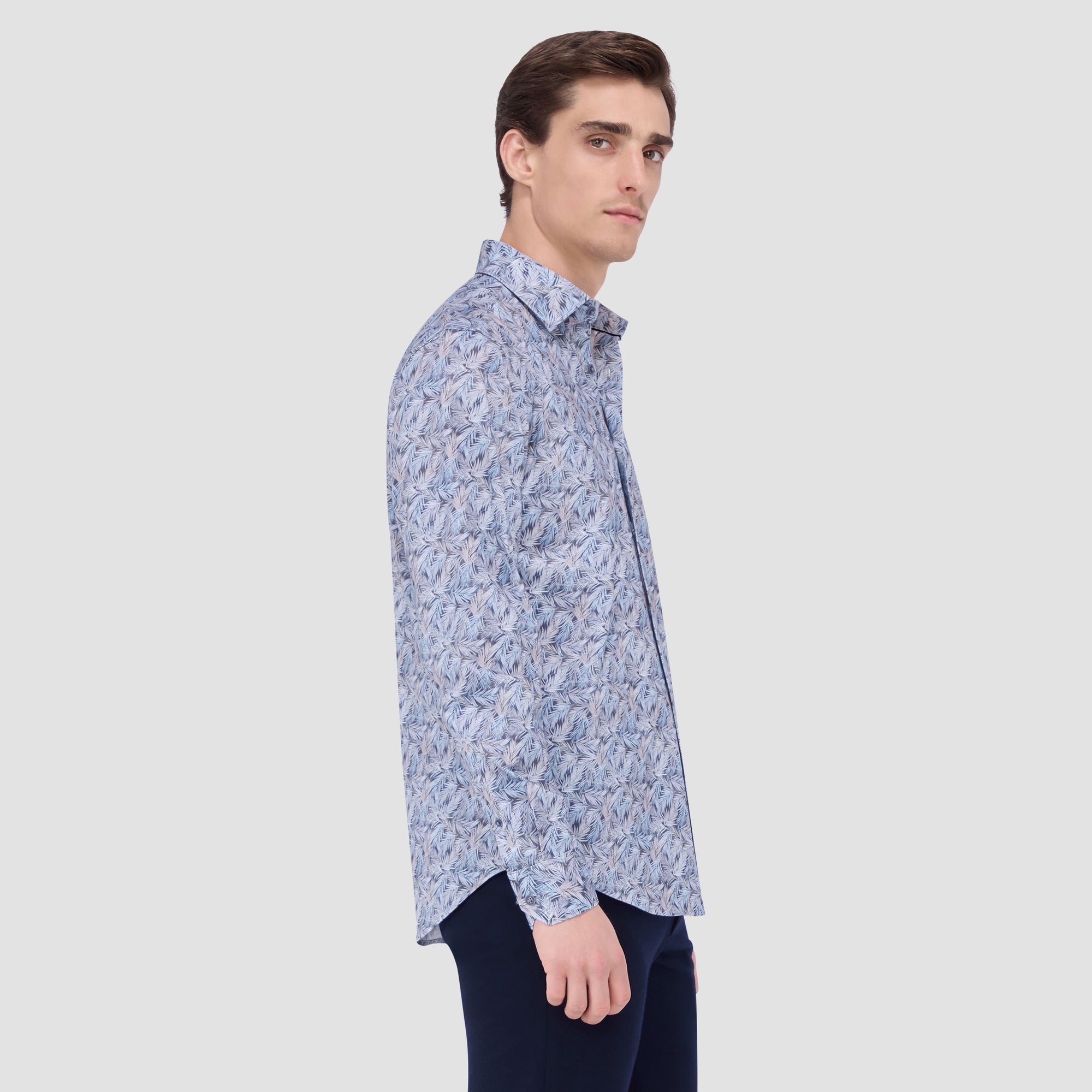 James Leaf Print OoohCotton Shirt