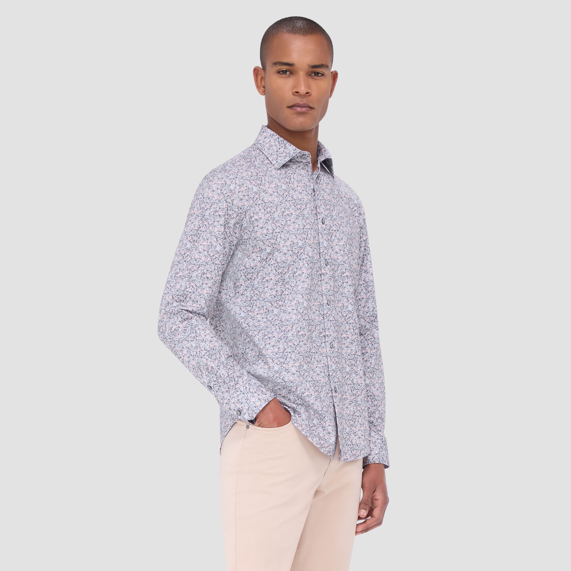 James Geometric Abstract OoohCotton Shirt