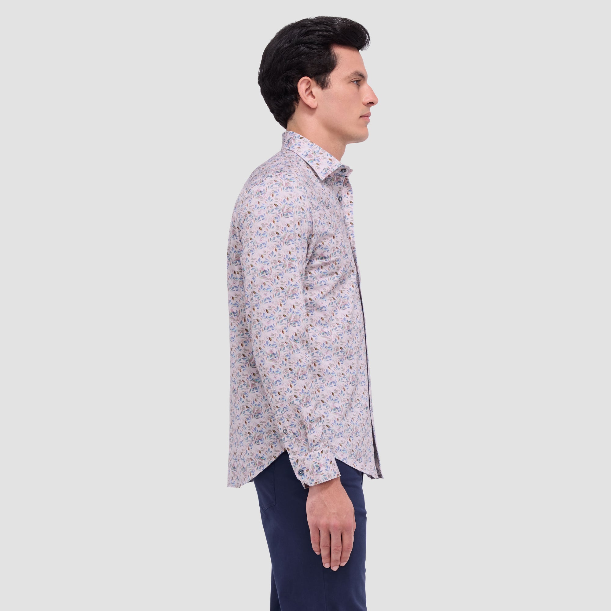 James Leaf Print OoohCotton Shirt