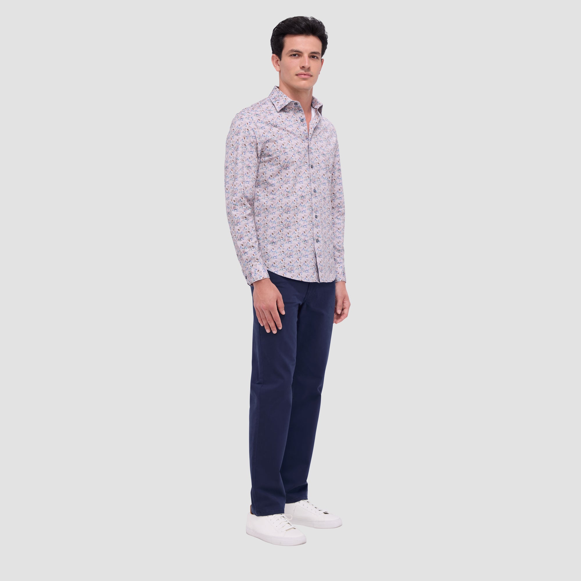 James Leaf Print OoohCotton Shirt