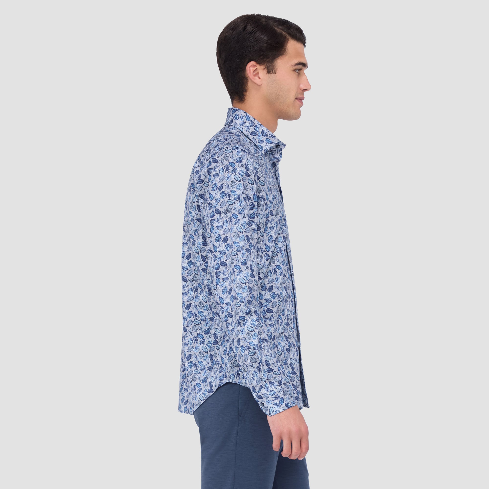 James Leaf Print OoohCotton Shirt