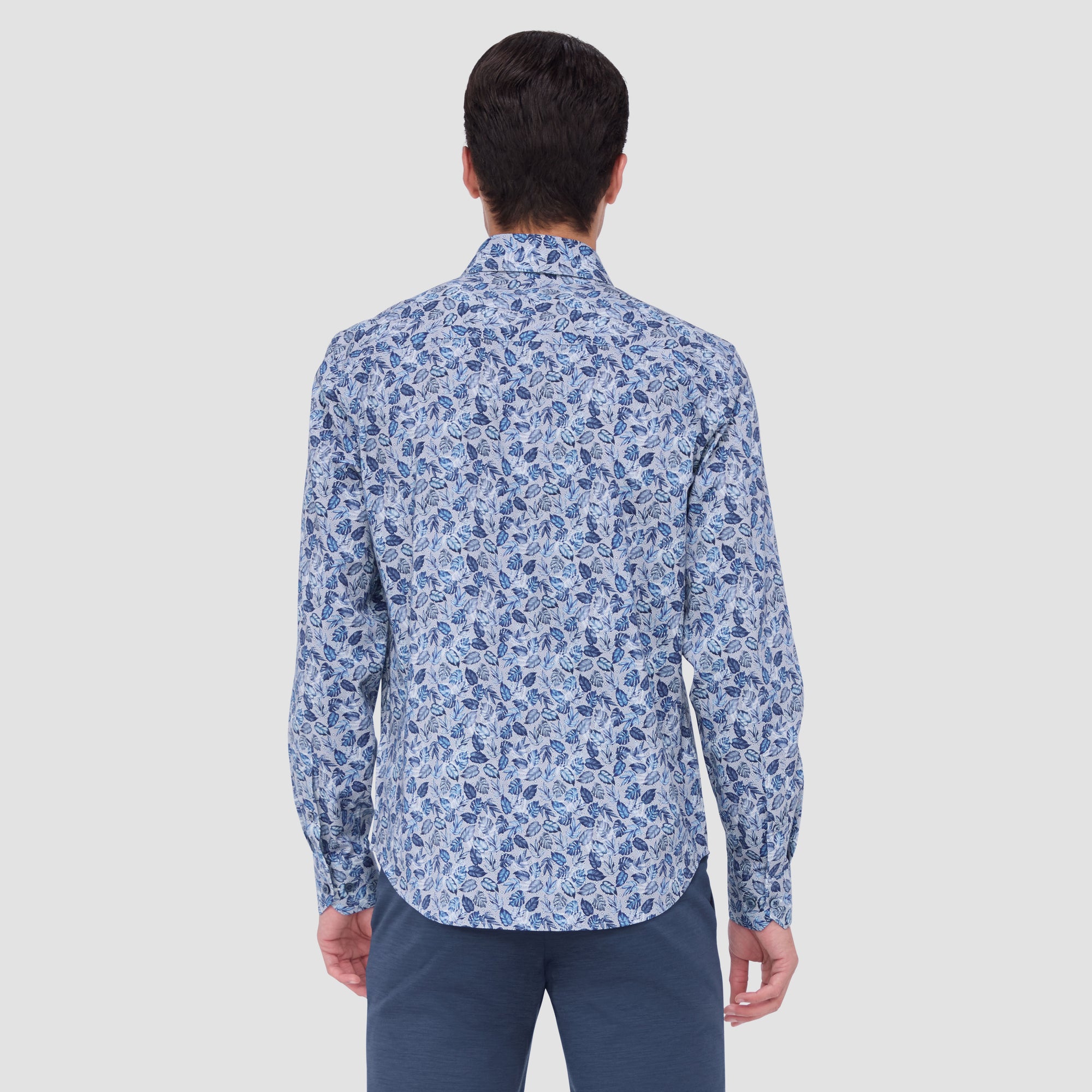 James Leaf Print OoohCotton Shirt