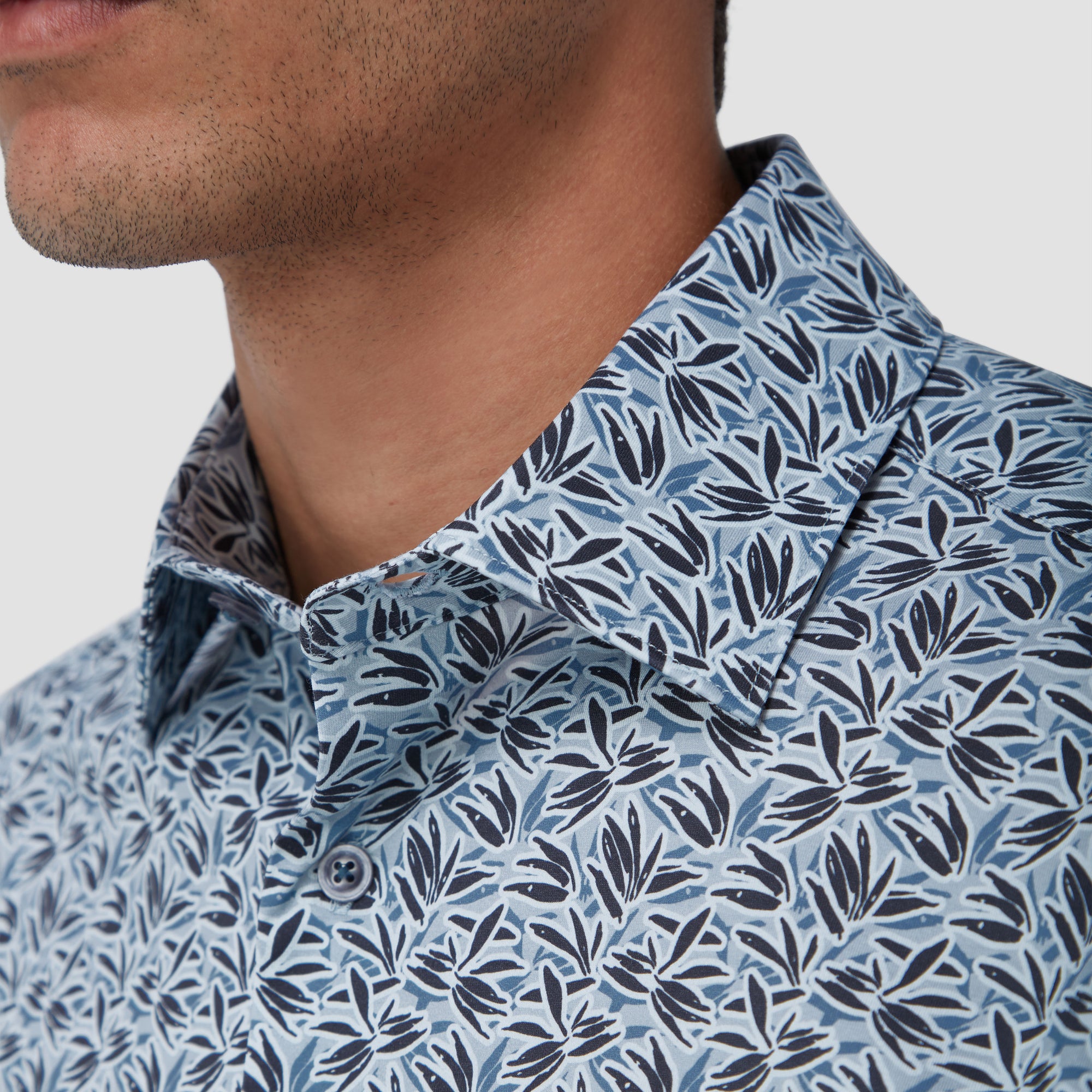 James Leaf Print OoohCotton Shirt