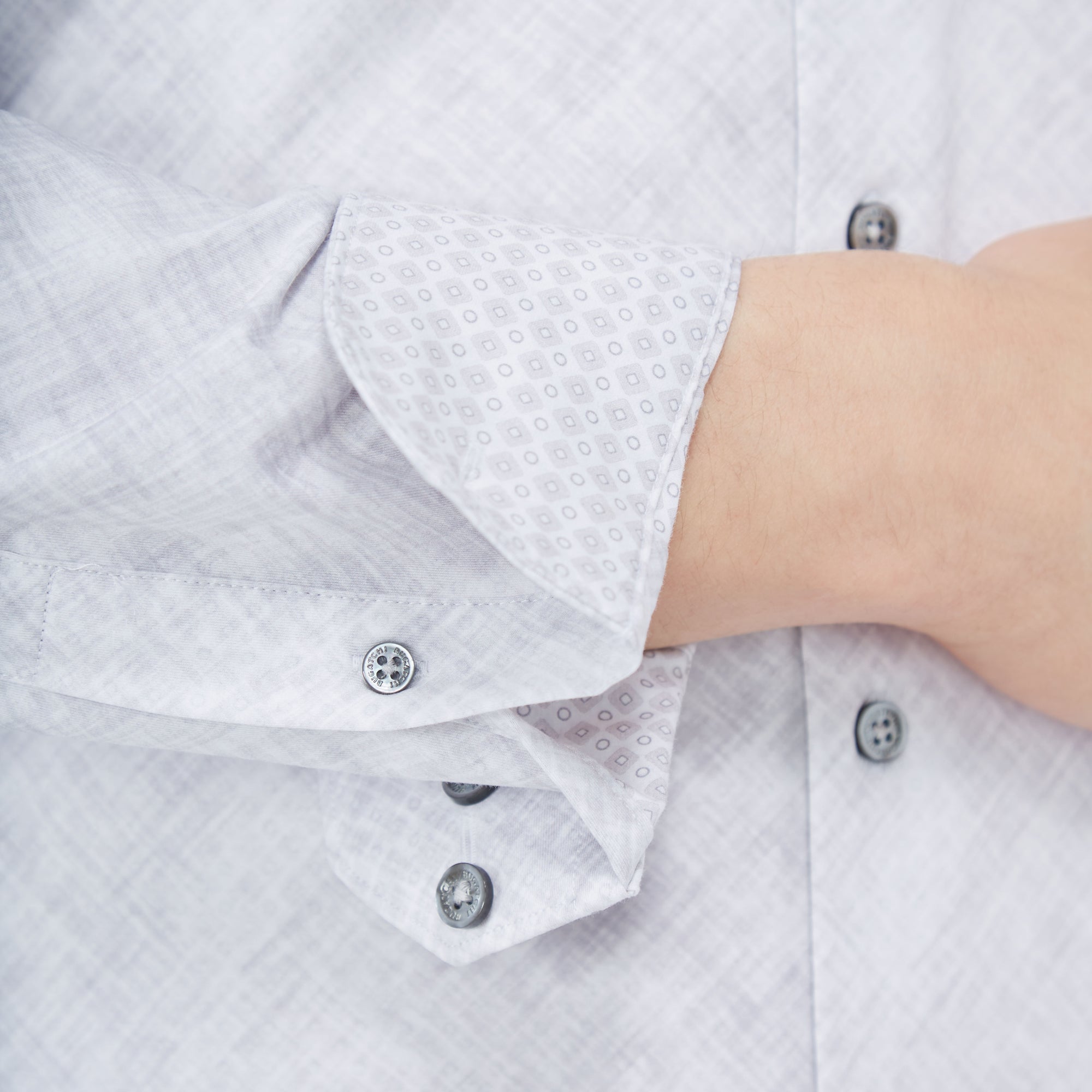 Jimmy Double Sided Check/Geometric OoohCotton Shirt