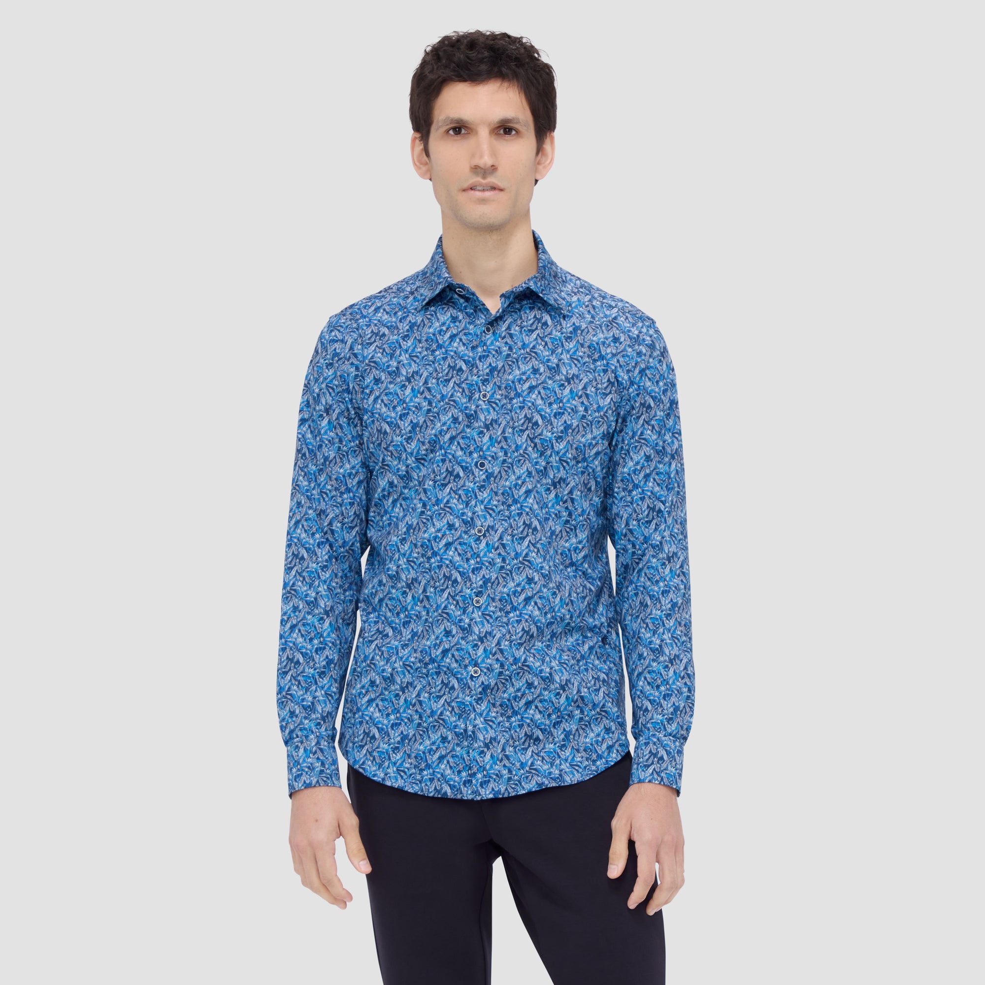 Jimmy Double Sided Floral/Mesh OoohCotton Shirt