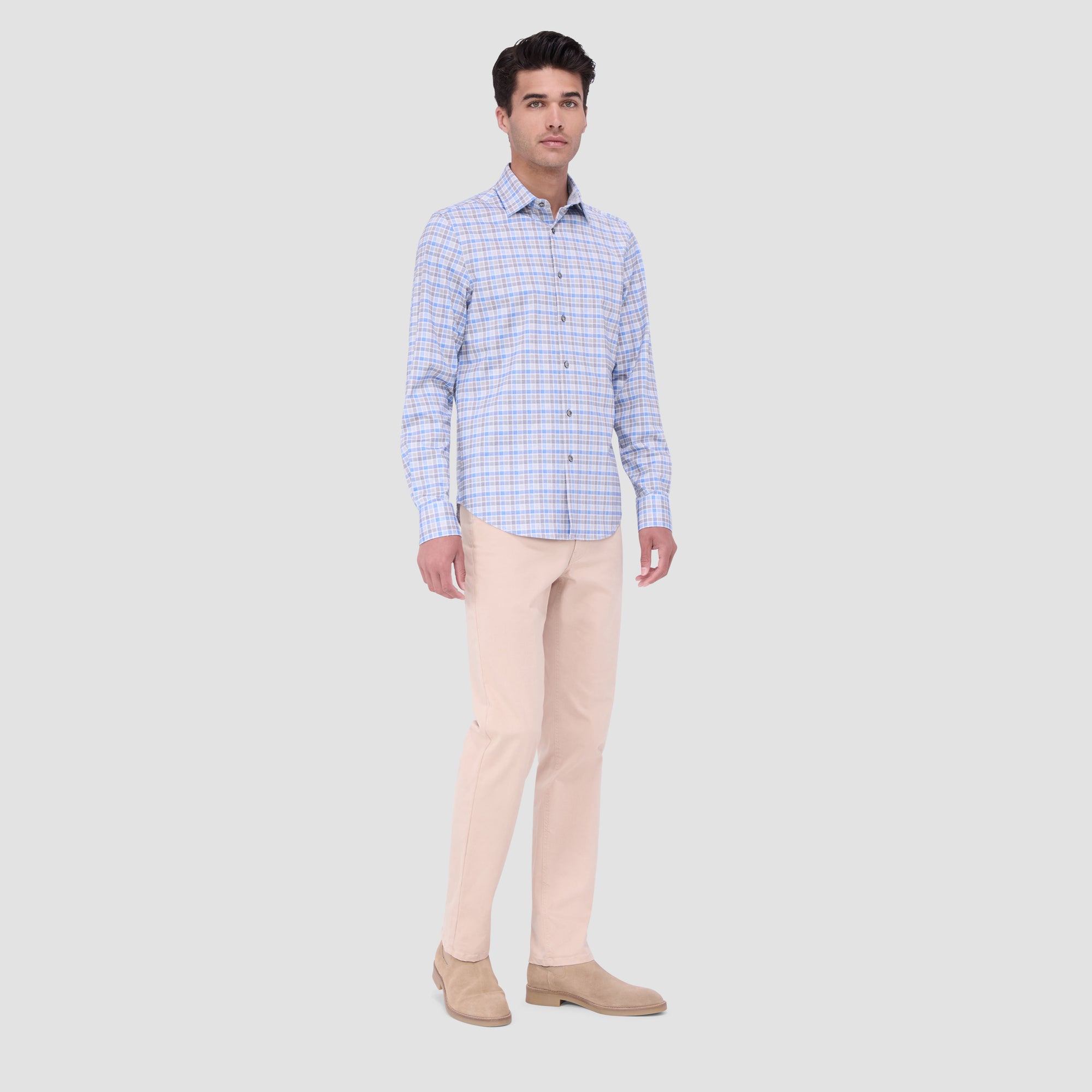 Jimmy Double Sided Checkered/Paisley OoohCotton Shirt
