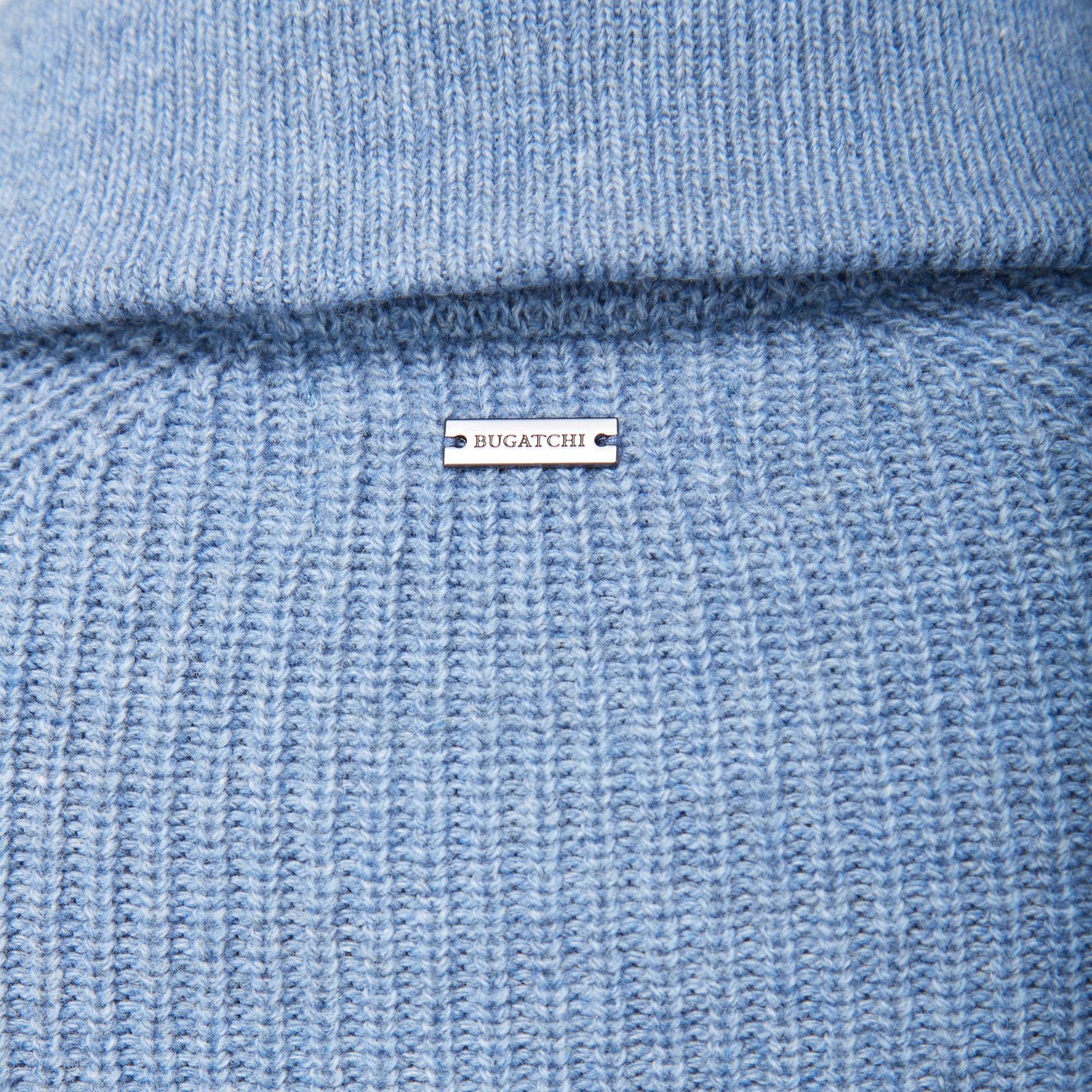 Fisherman Rib-Stitch Quarter-Zip Sweater