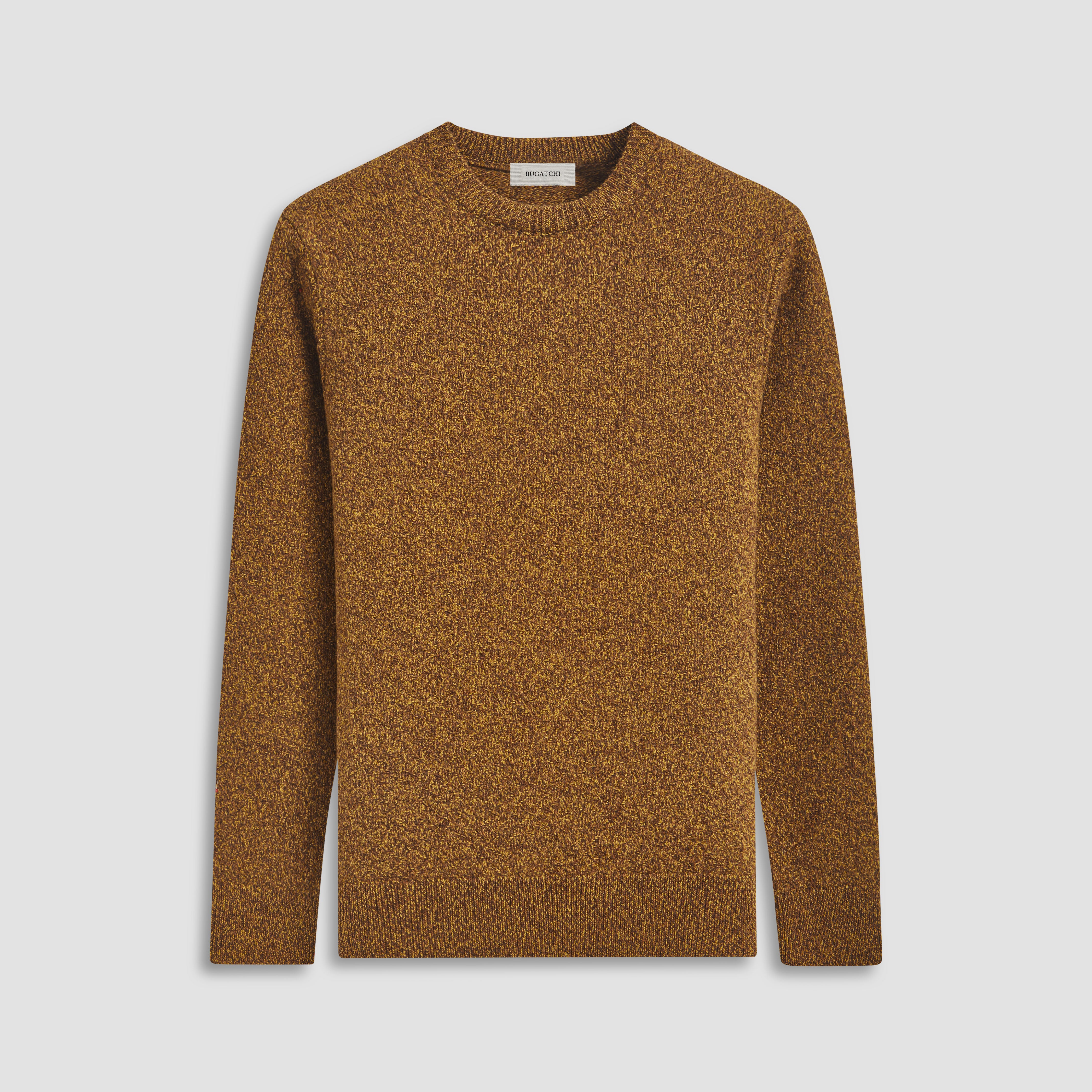 Heathered Crew Neck Sweater – BUGATCHI