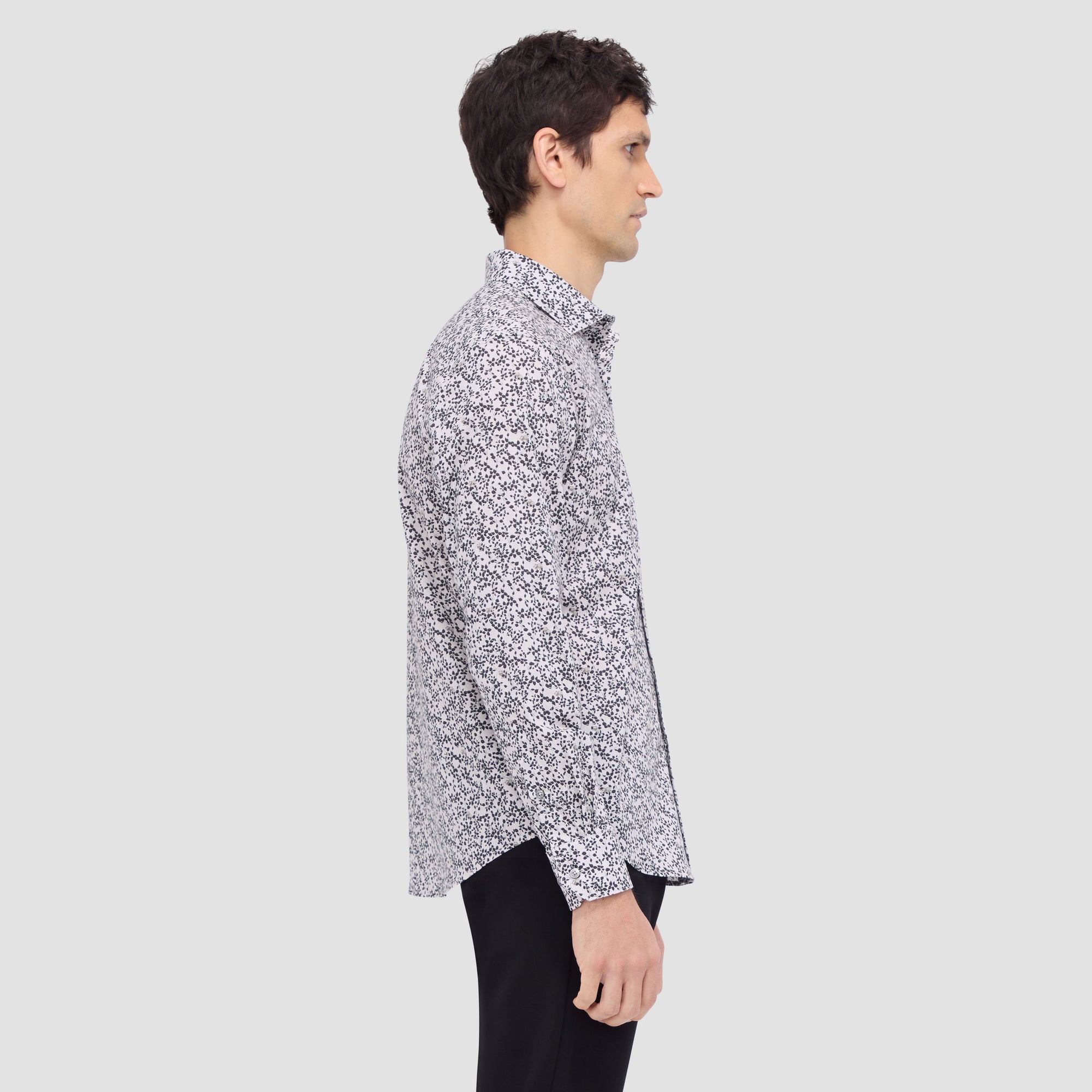 Axel Leaf Print Shirt