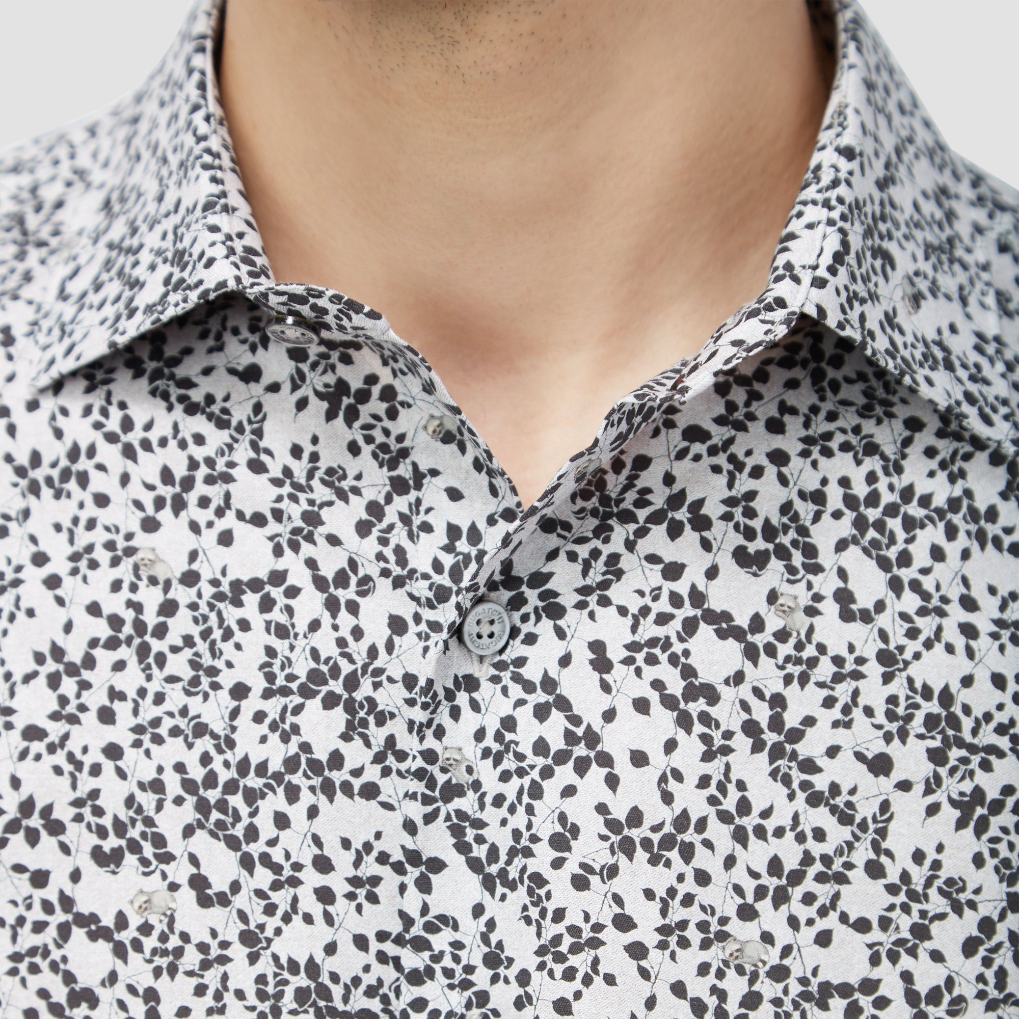 Axel Leaf Print Shirt