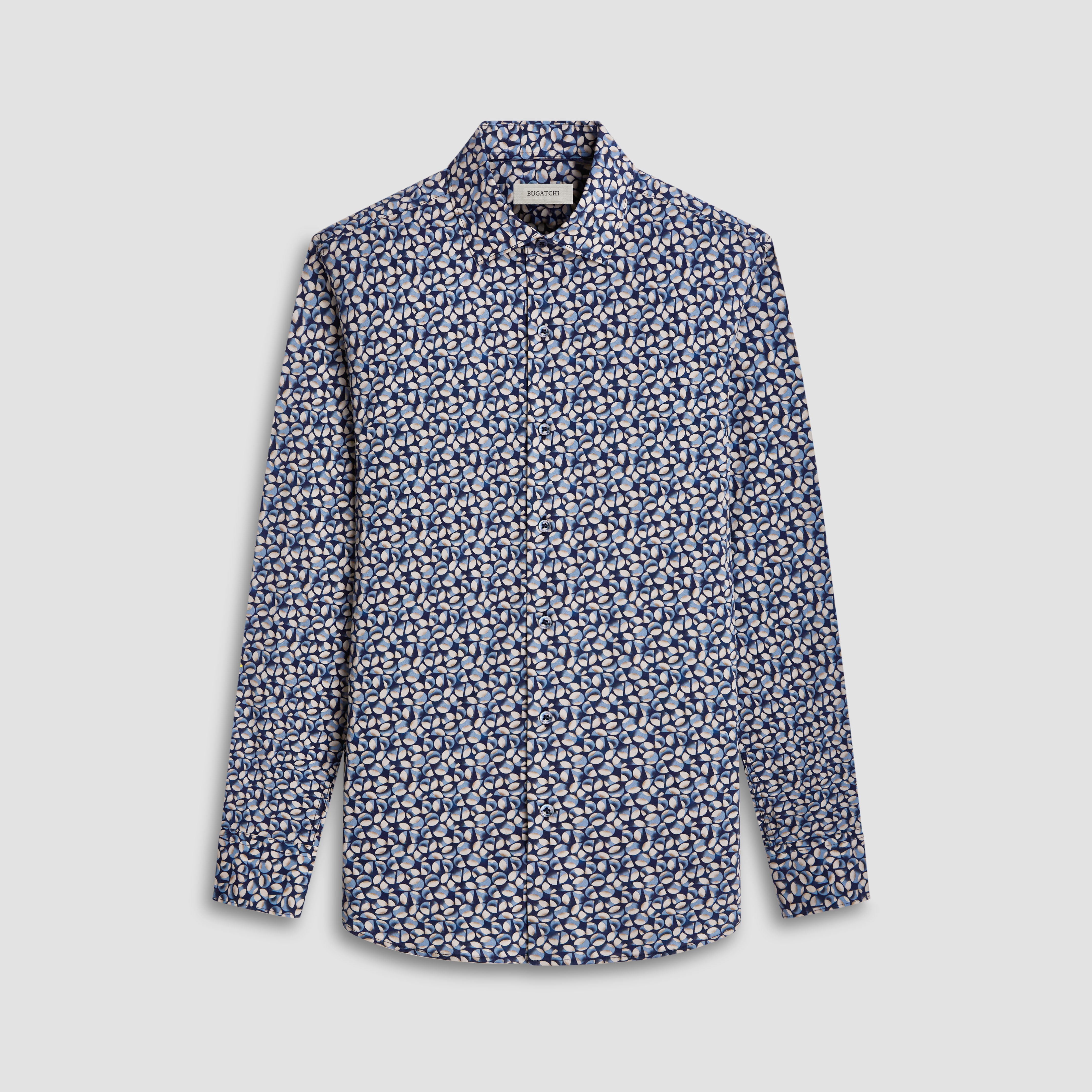 Axel Geometric Shirt – BUGATCHI