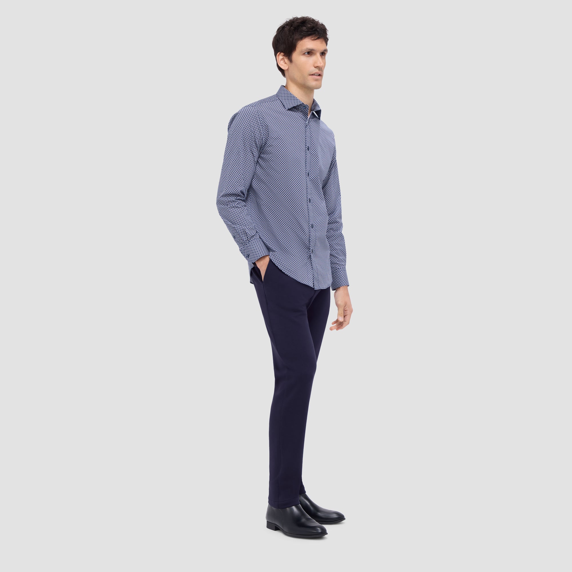 Axel Geometric Shirt – BUGATCHI