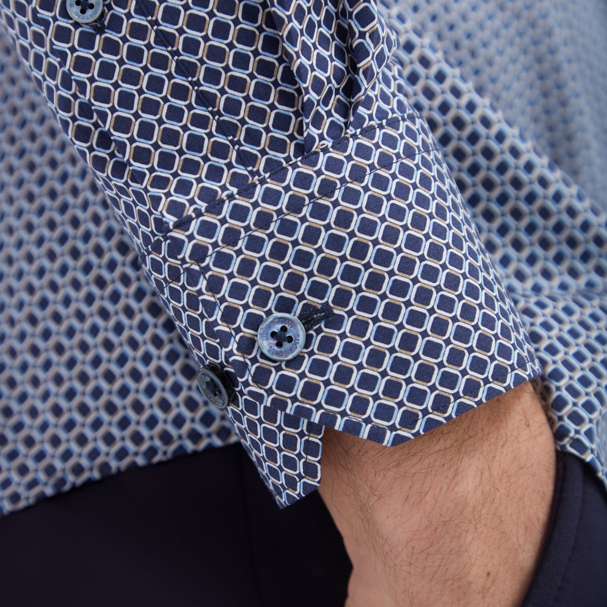 Axel Geometric Shirt – BUGATCHI
