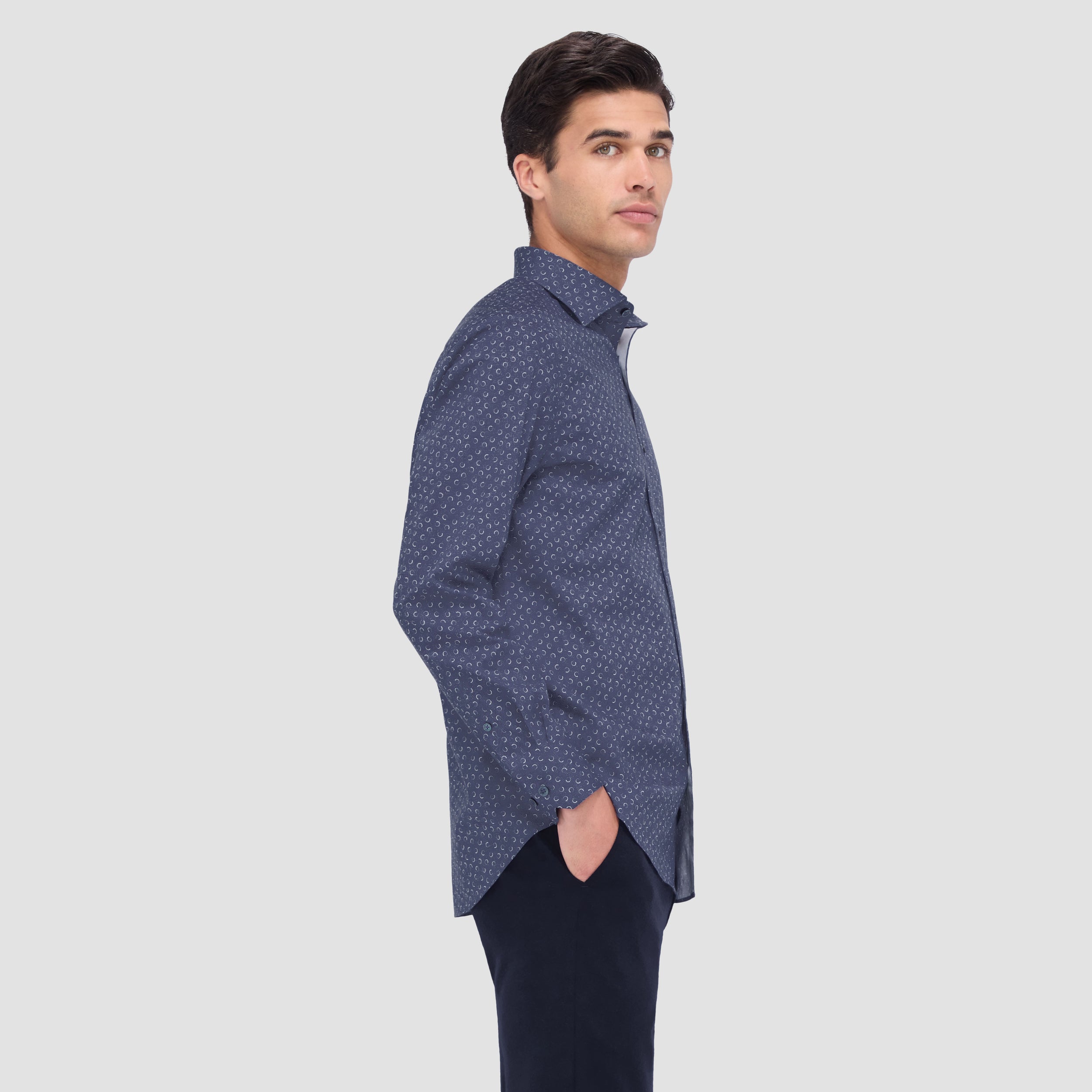 Axel Geometric Shirt – BUGATCHI