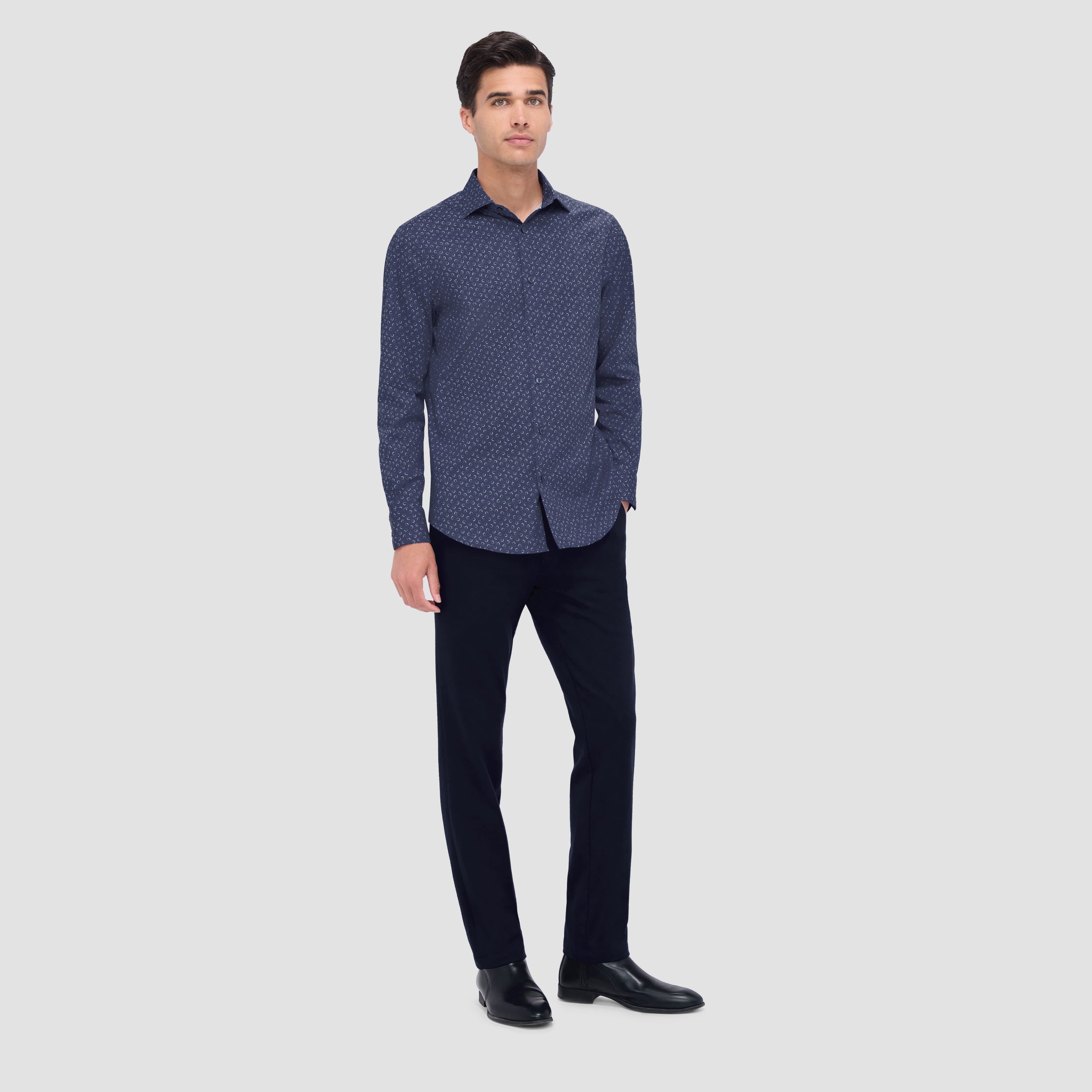 Axel Geometric Shirt – BUGATCHI