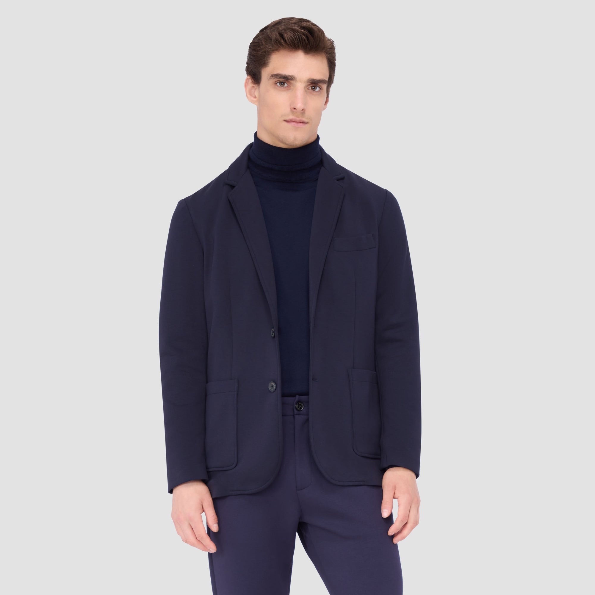 Soft Touch Two Button Knit Blazer