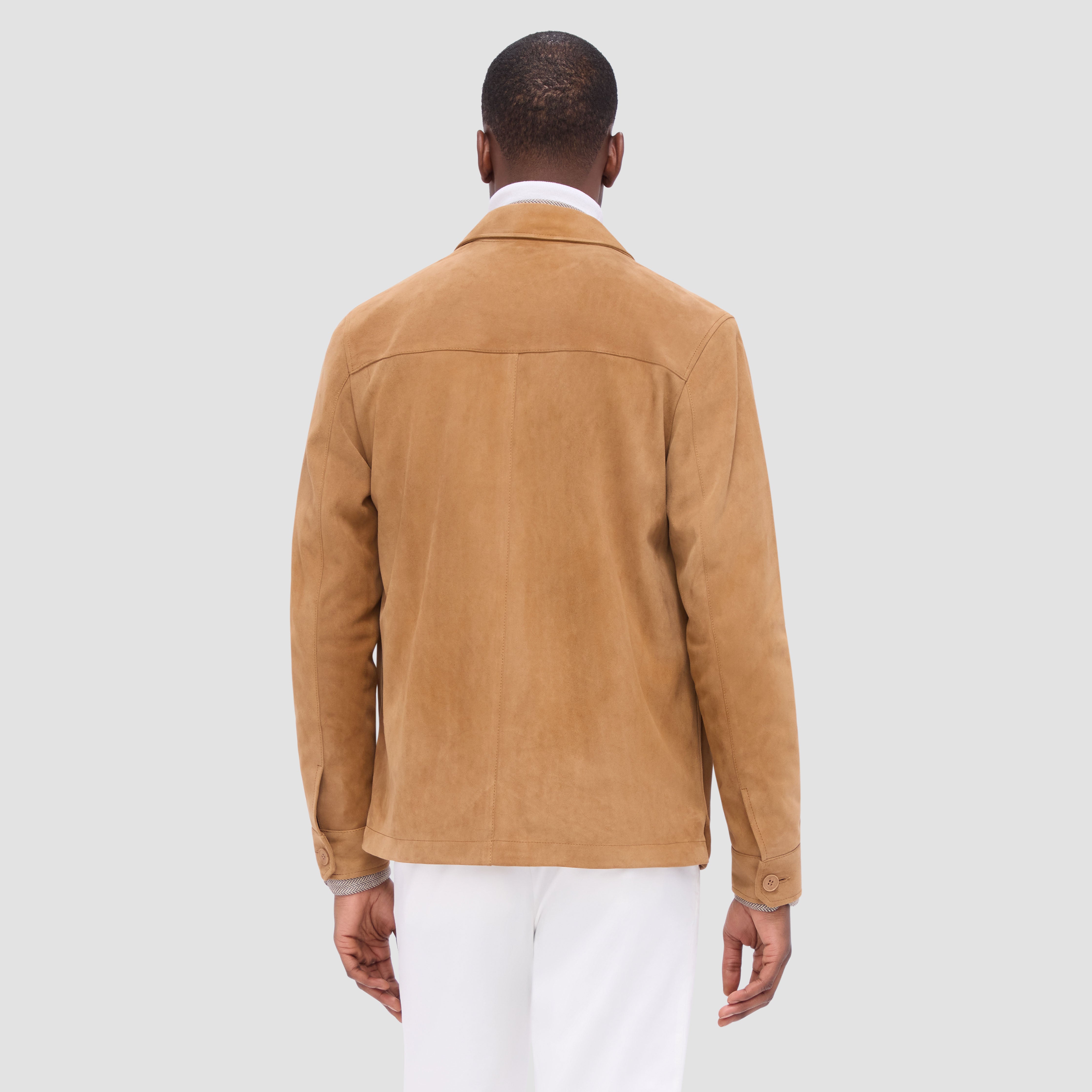 Suede Shirt Jacket – BUGATCHI