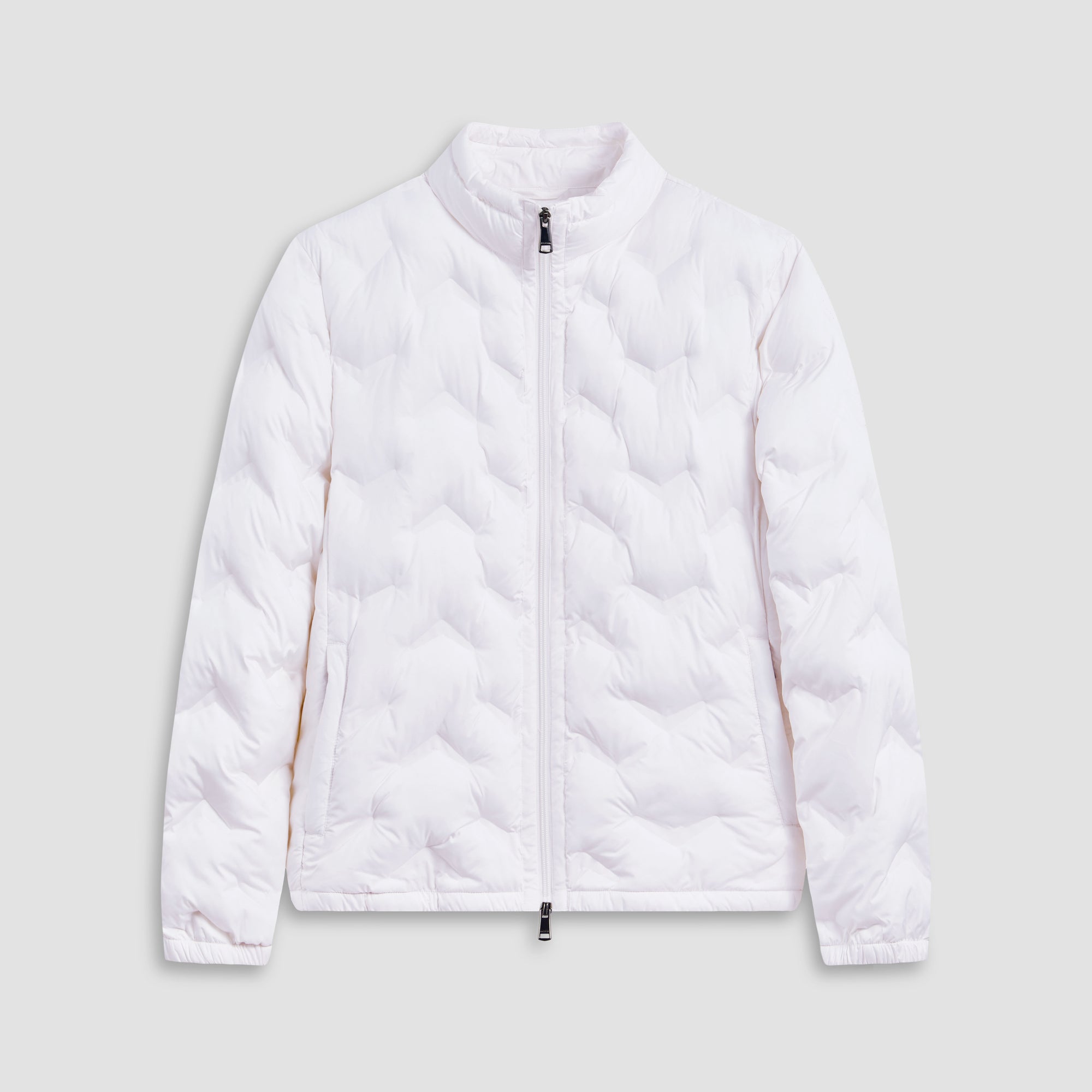 Chevron Quilted Puffer Jacket