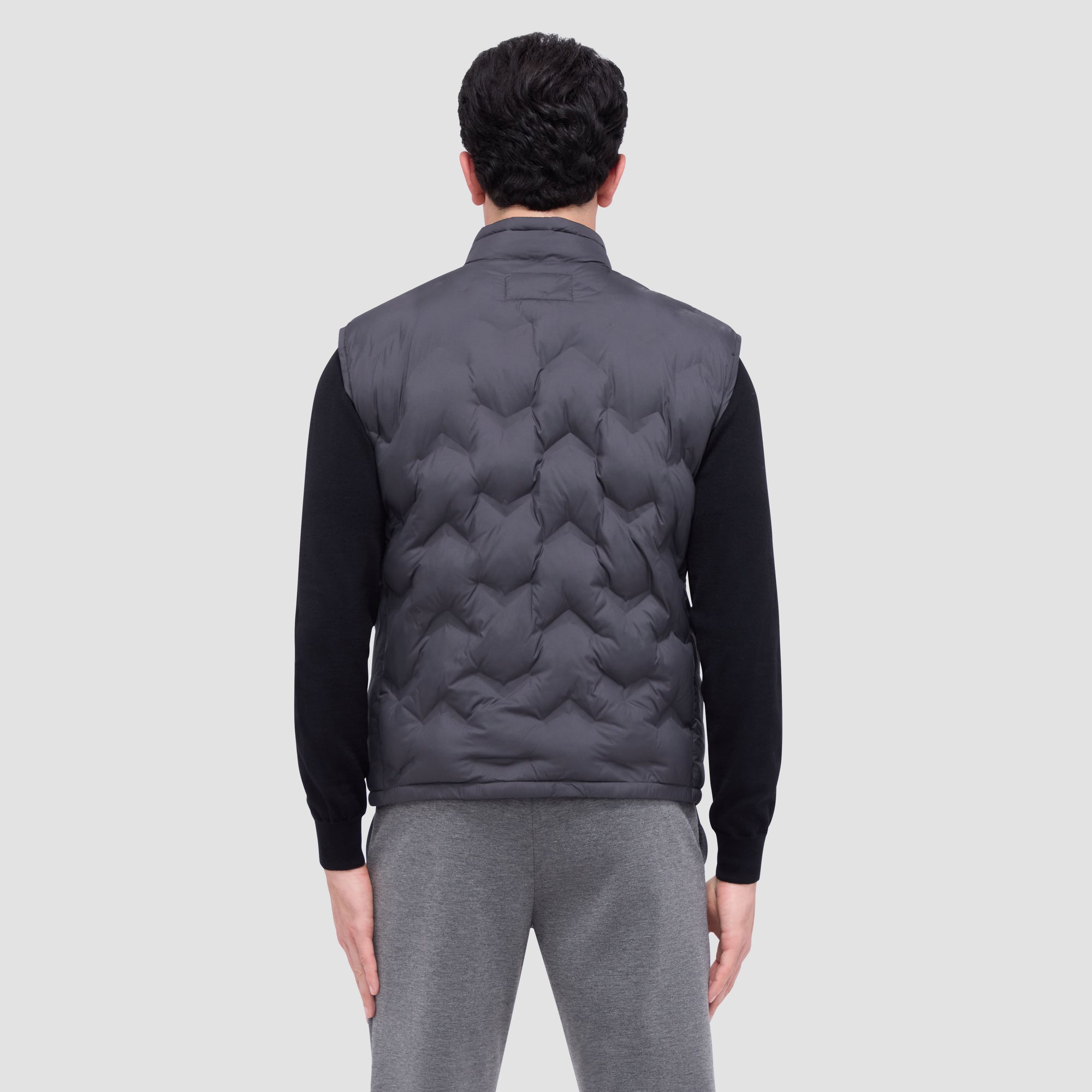Chevron Quilted Puffer Vest