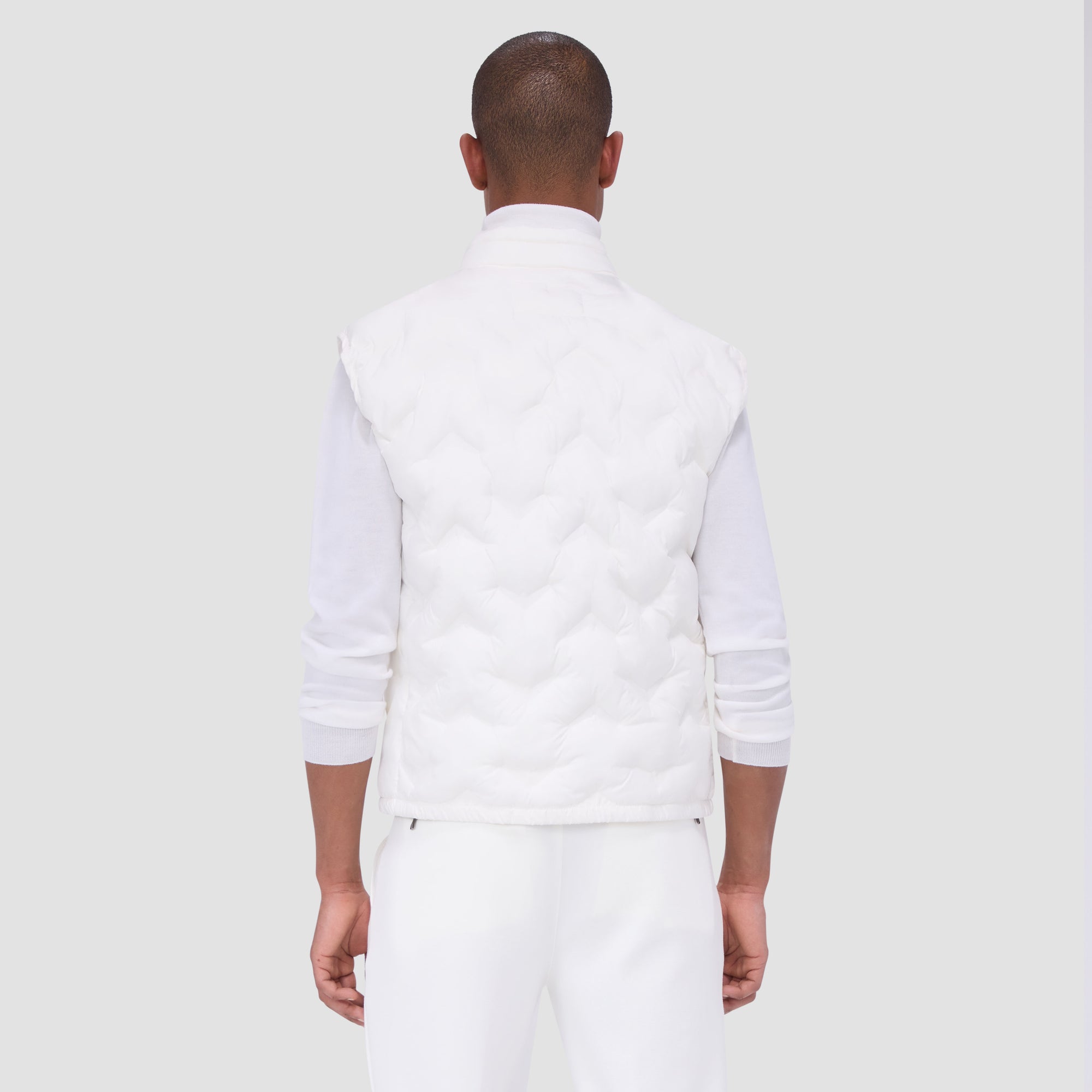 Chevron Quilted Puffer Vest