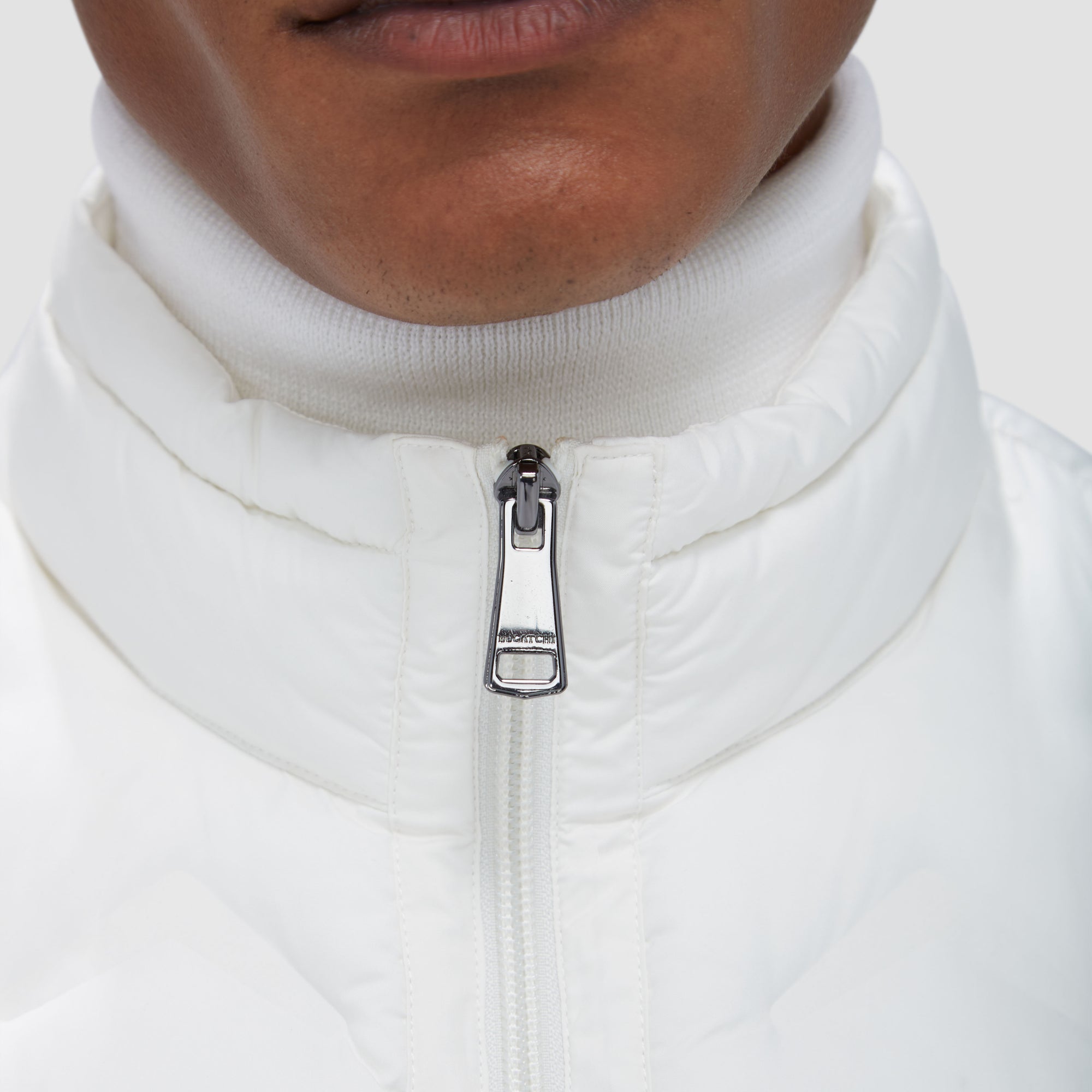 Chevron Quilted Puffer Vest