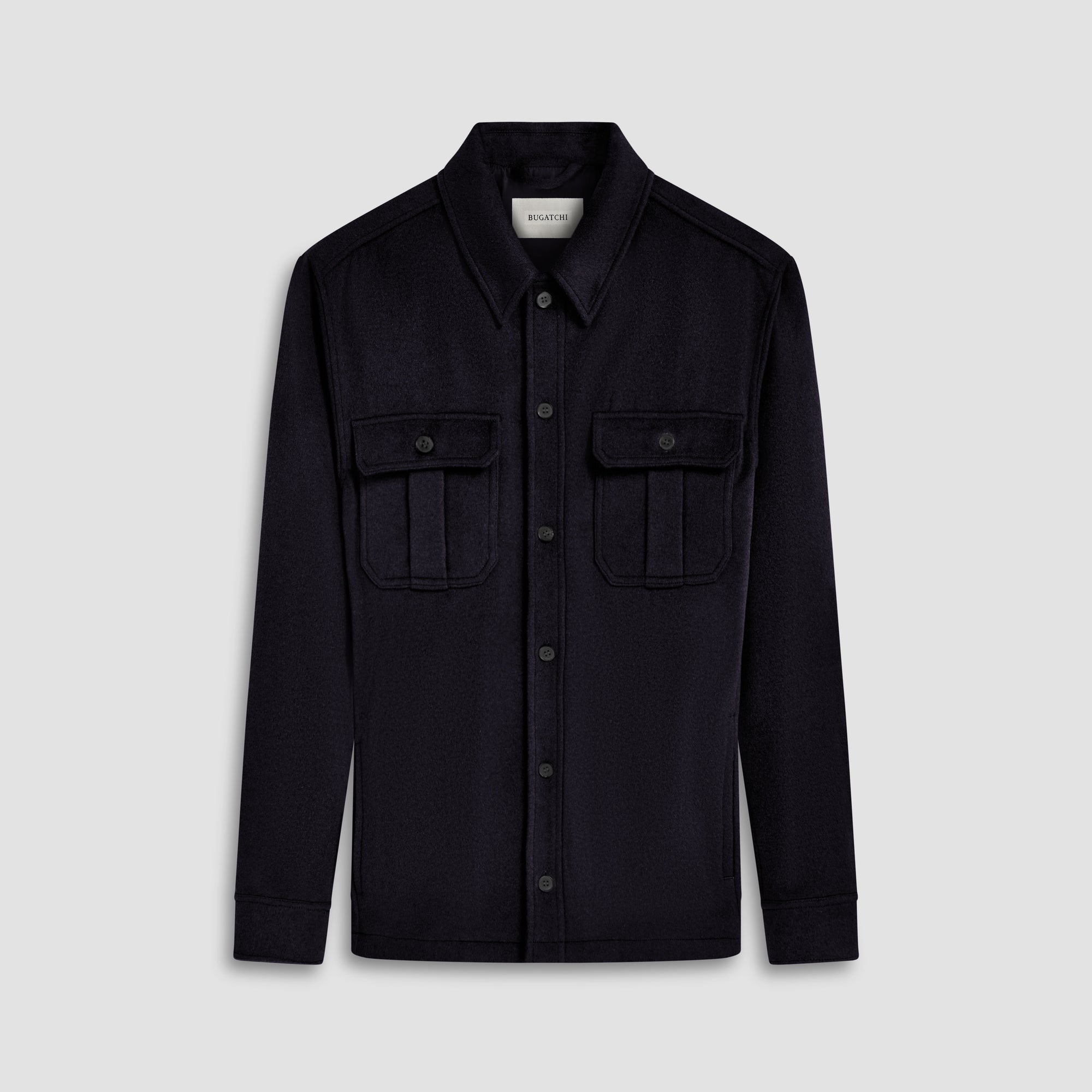 Wool Cashmere Shirt Jacket