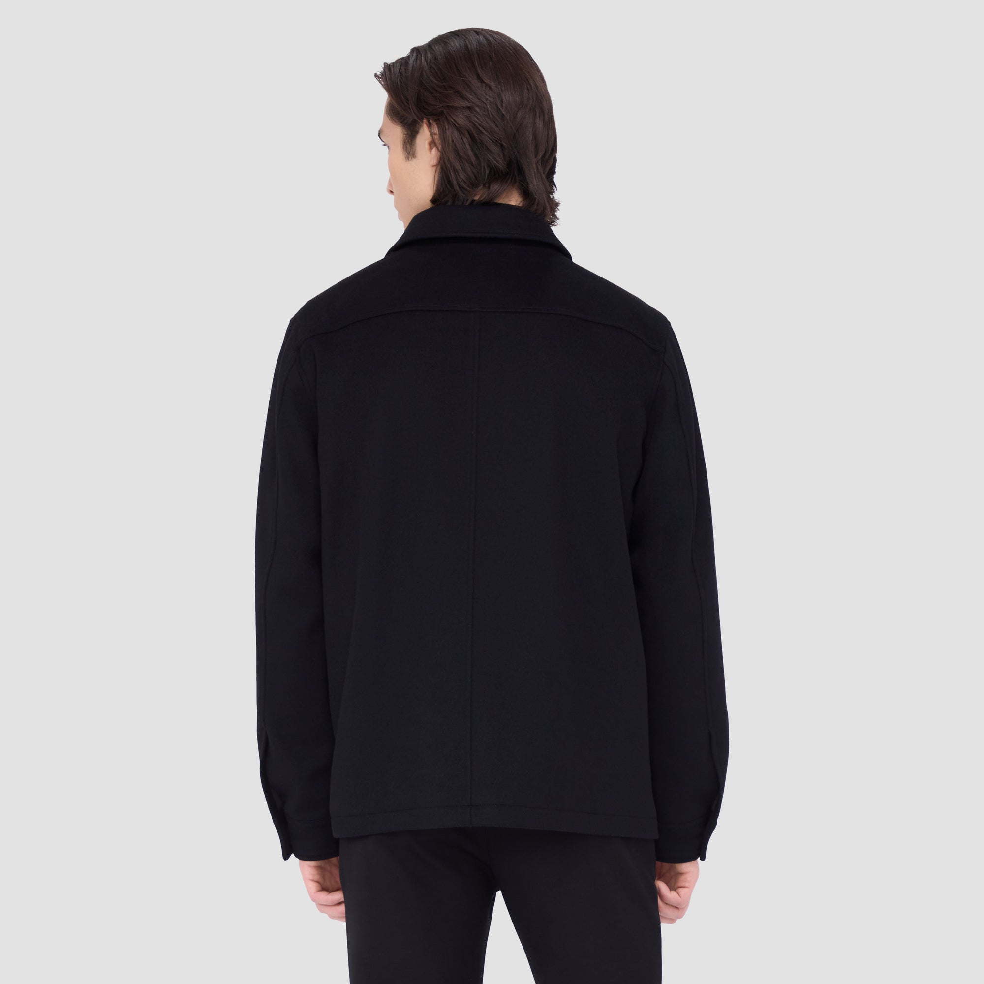 Wool Cashmere Shirt Jacket