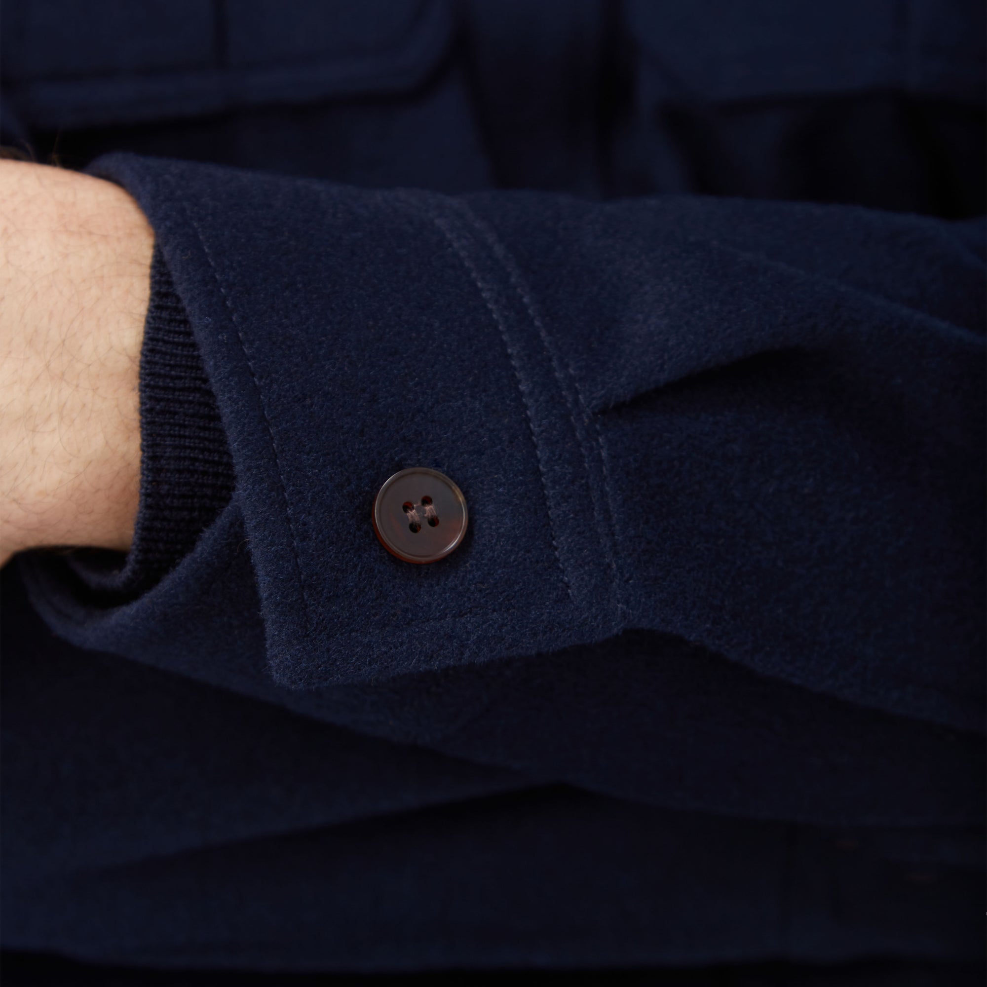 Wool Cashmere Shirt Jacket