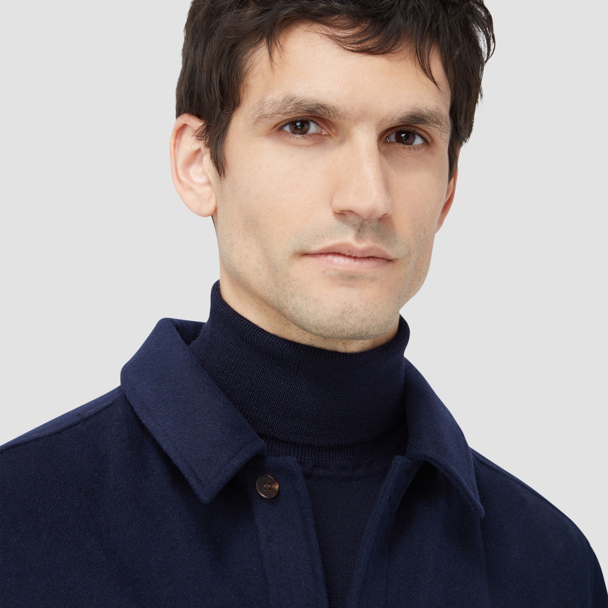 Wool Cashmere Shirt Jacket