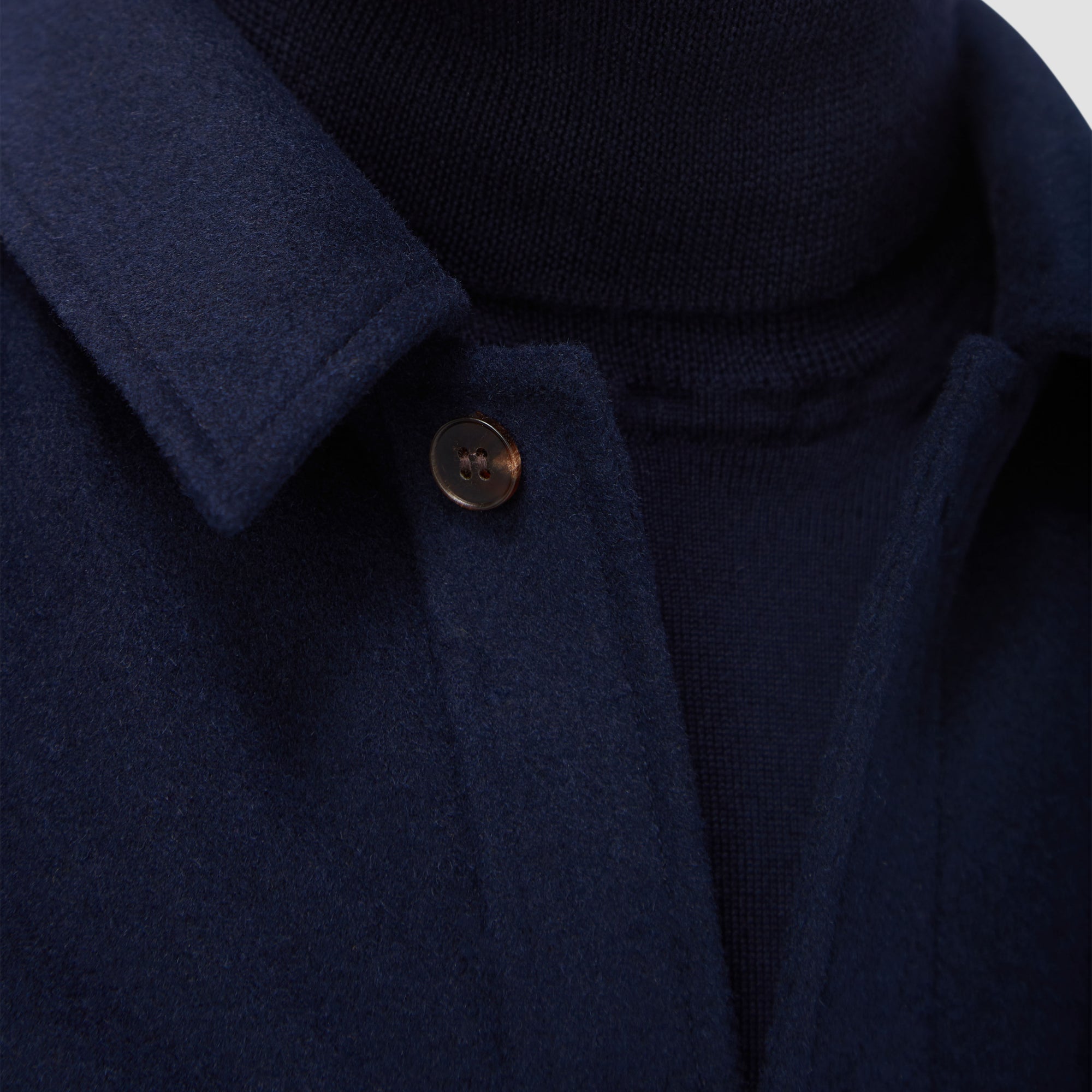 Wool Cashmere Shirt Jacket