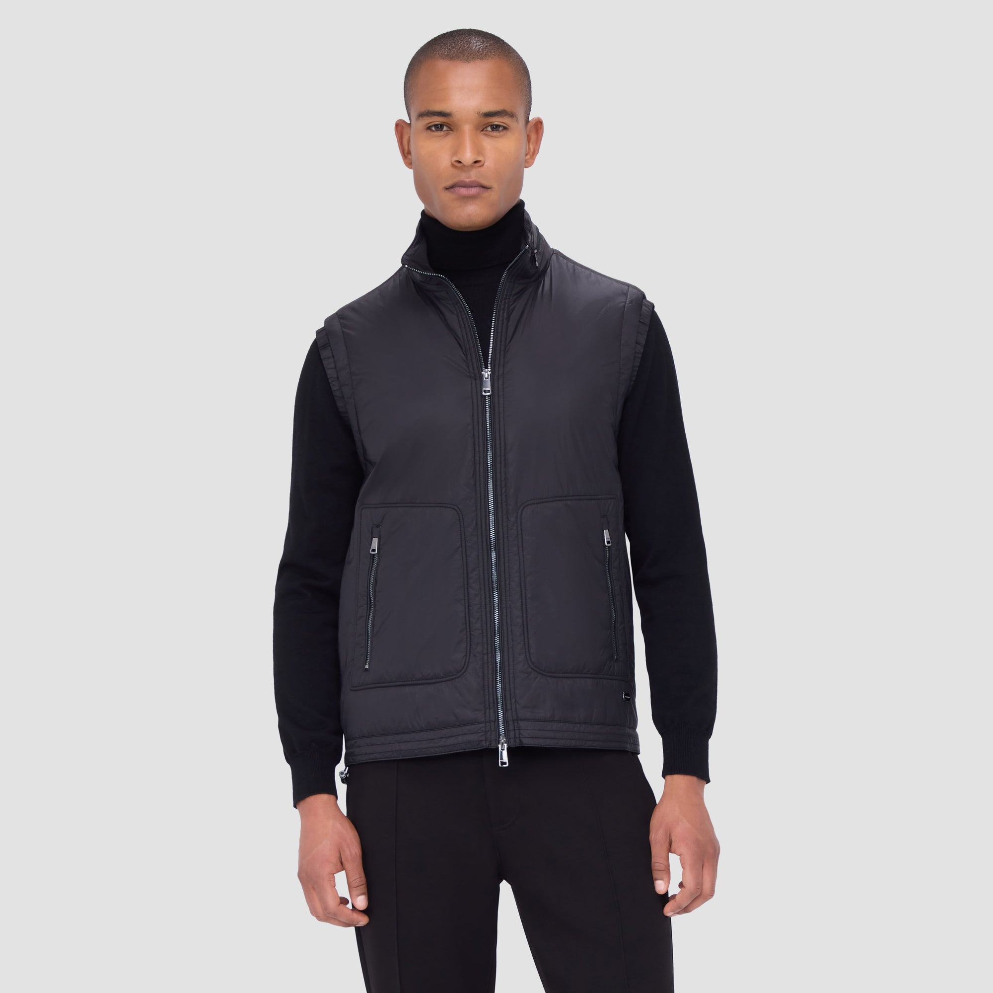 Performance Vest with Stow-Away Hood