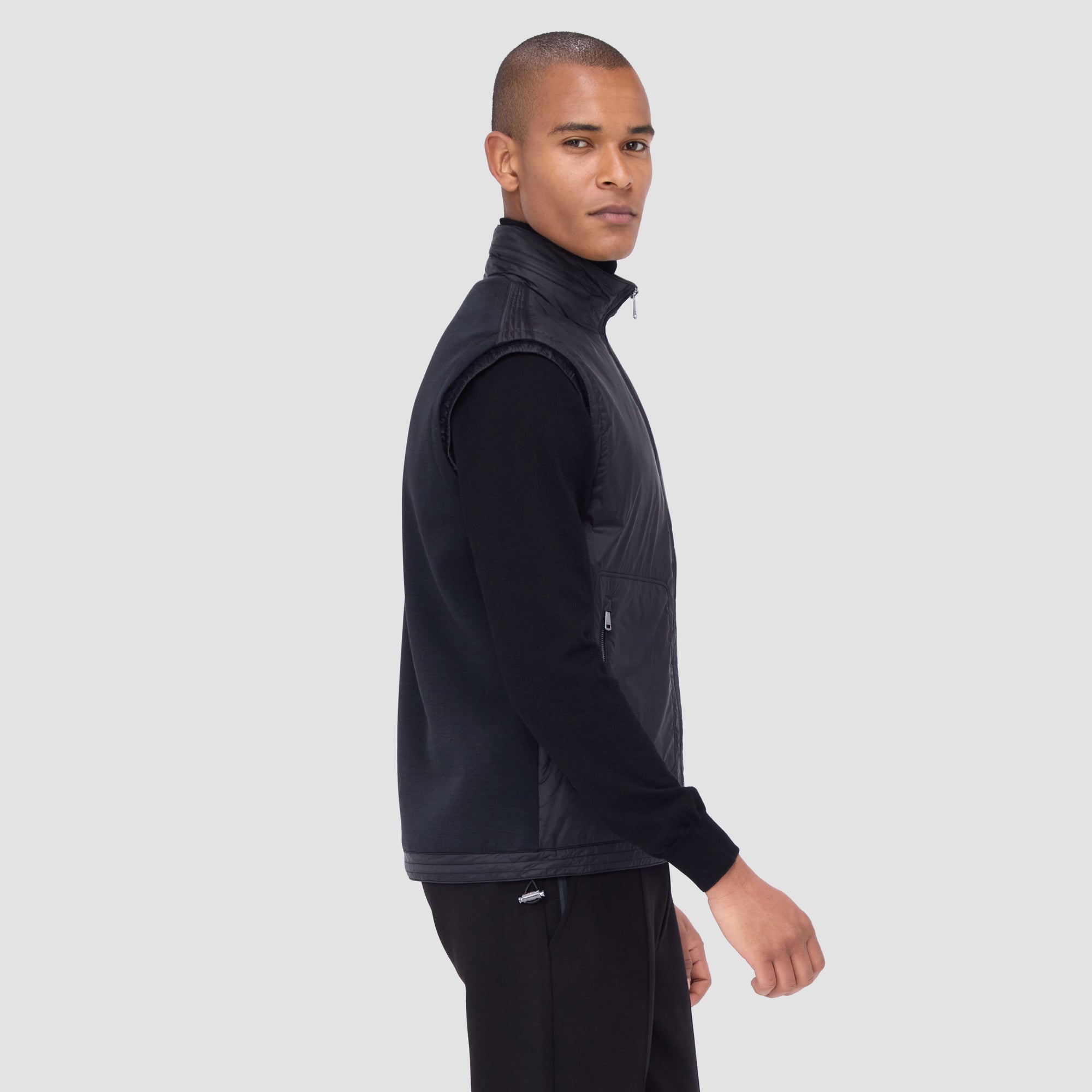 Performance Vest with Stow-Away Hood