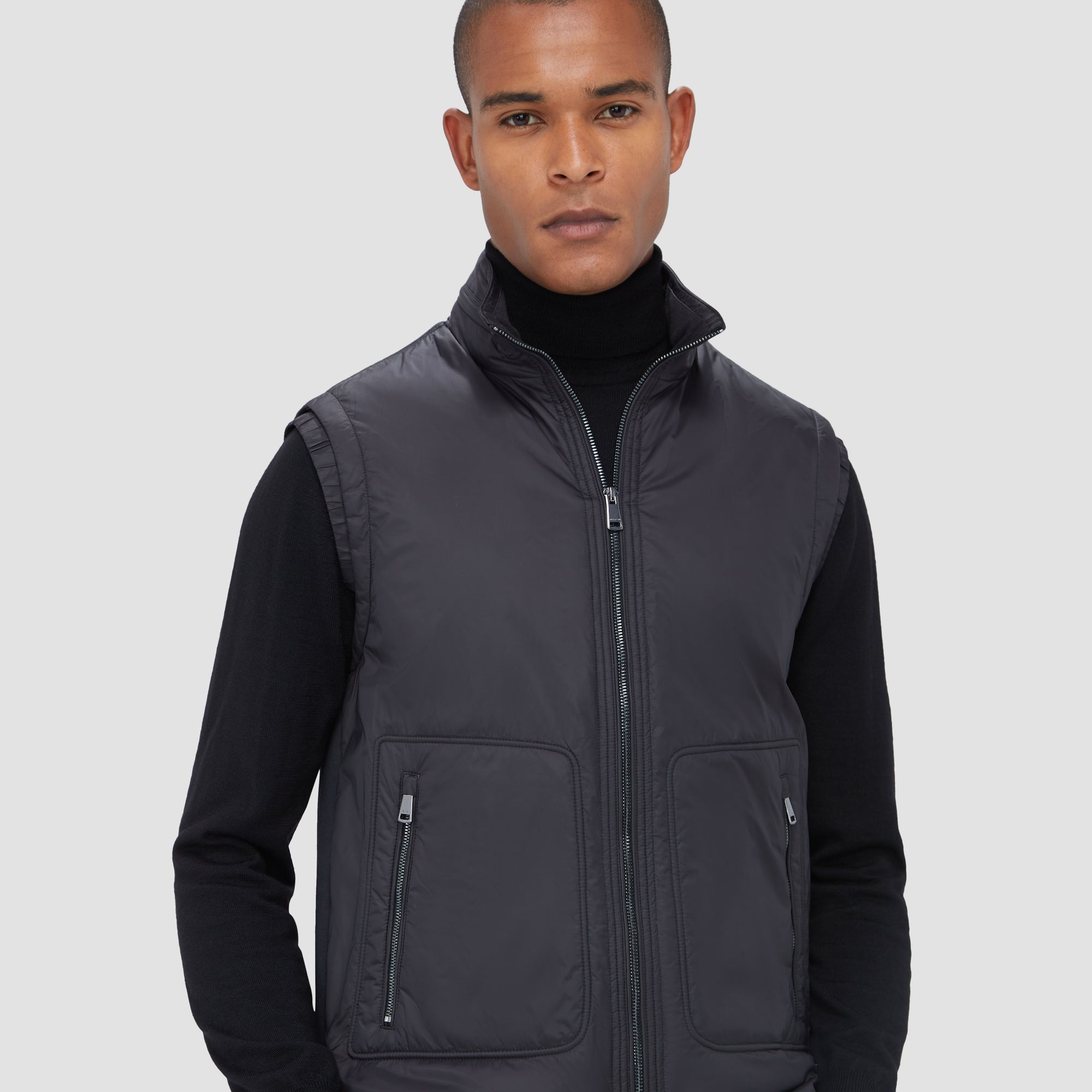 Performance Vest with Stow-Away Hood