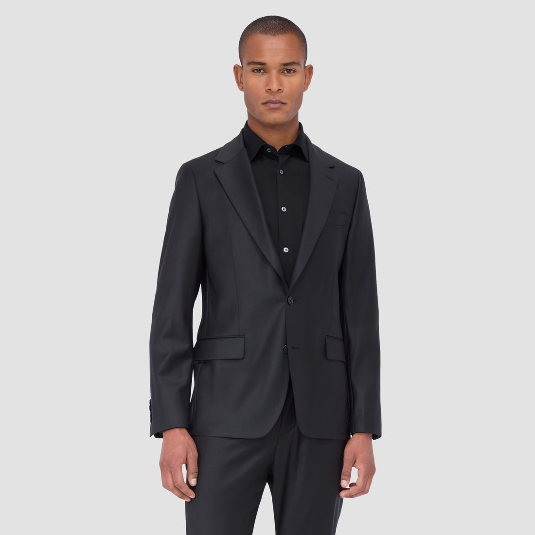 Two Button Stretch Wool Travel Blazer BUGATCHI