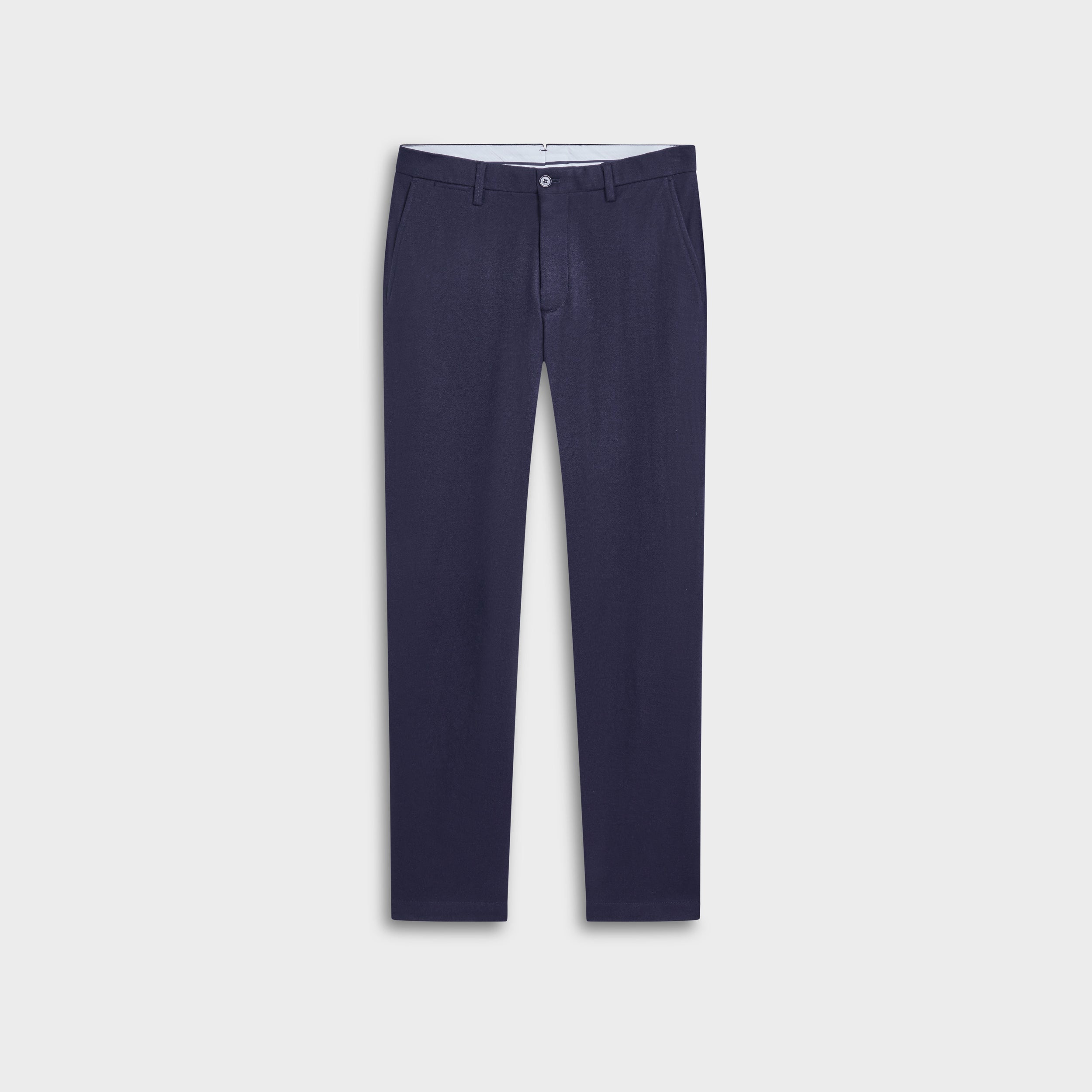 Wool Blend Knit Dress Pants NAVY / 38