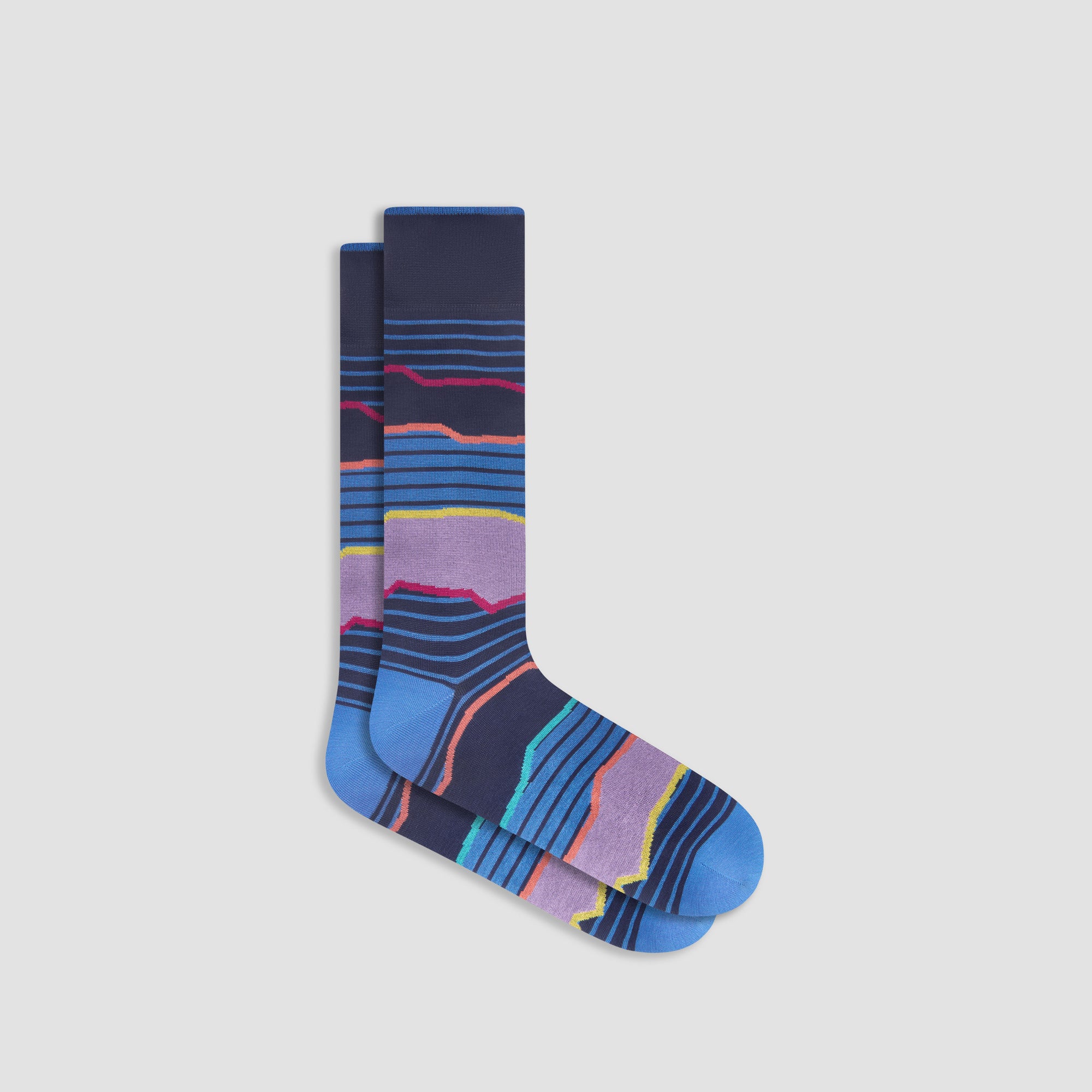 Striped Mid-Calf Socks