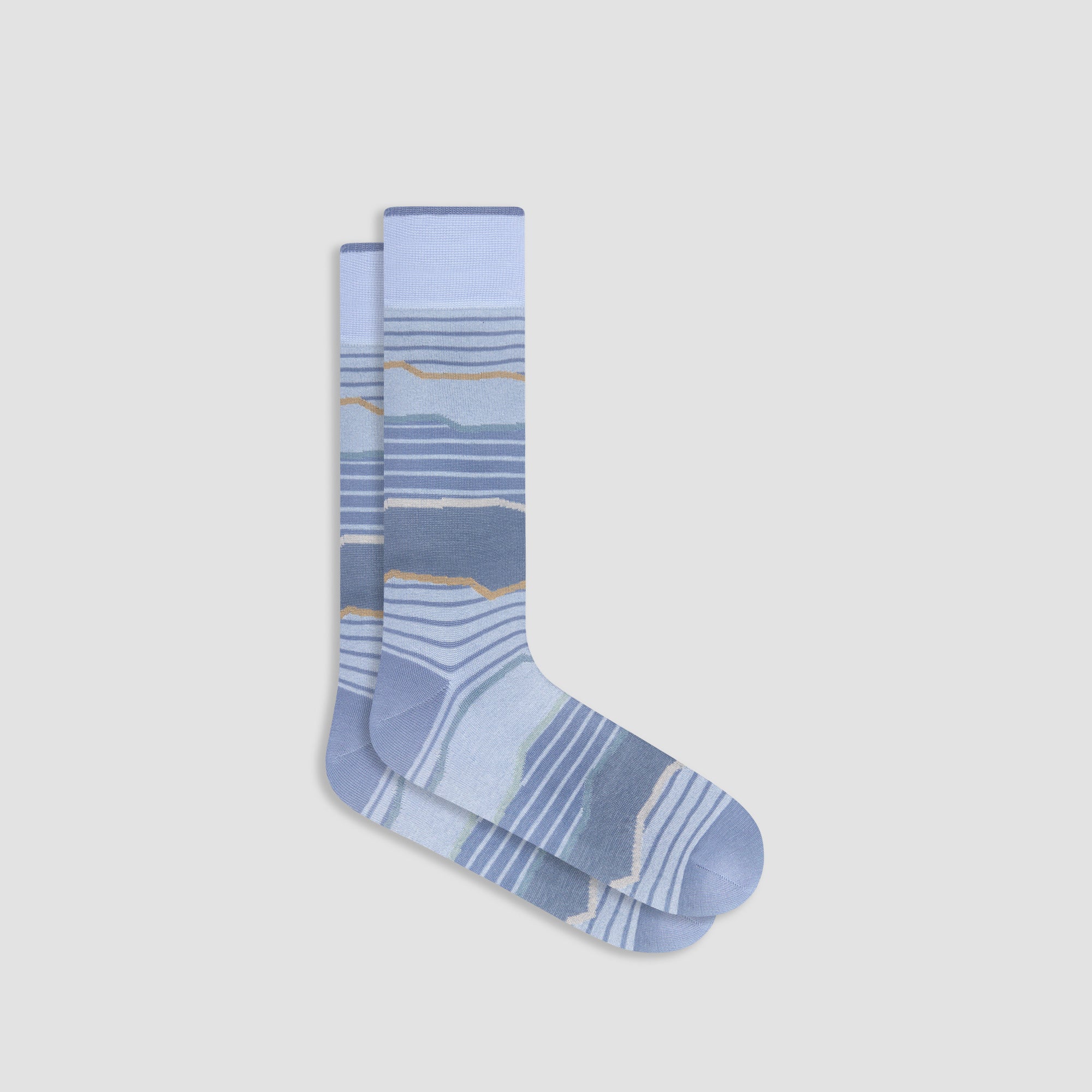 Striped Mid-Calf Socks