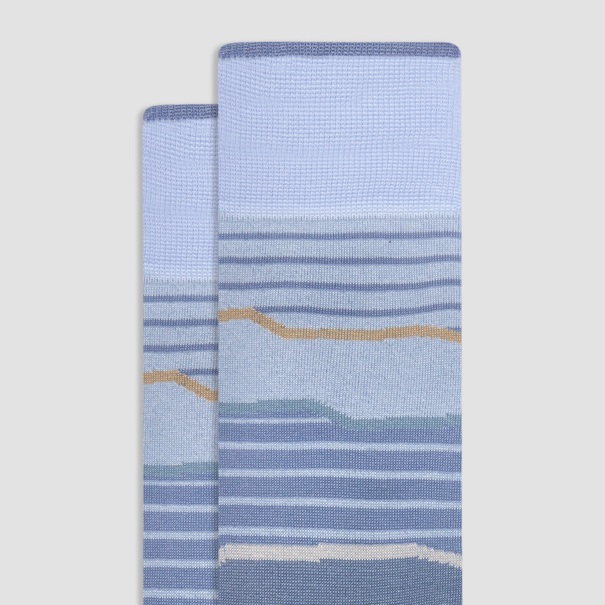 Striped Mid-Calf Socks