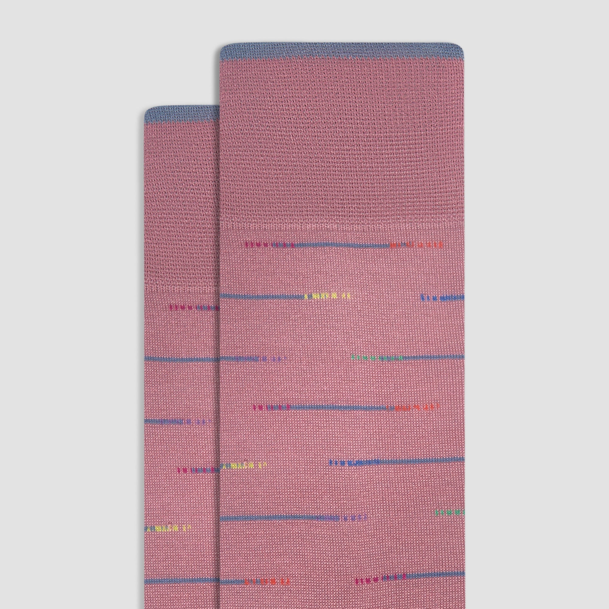 Interrupted Stripe Mid-Calf Socks