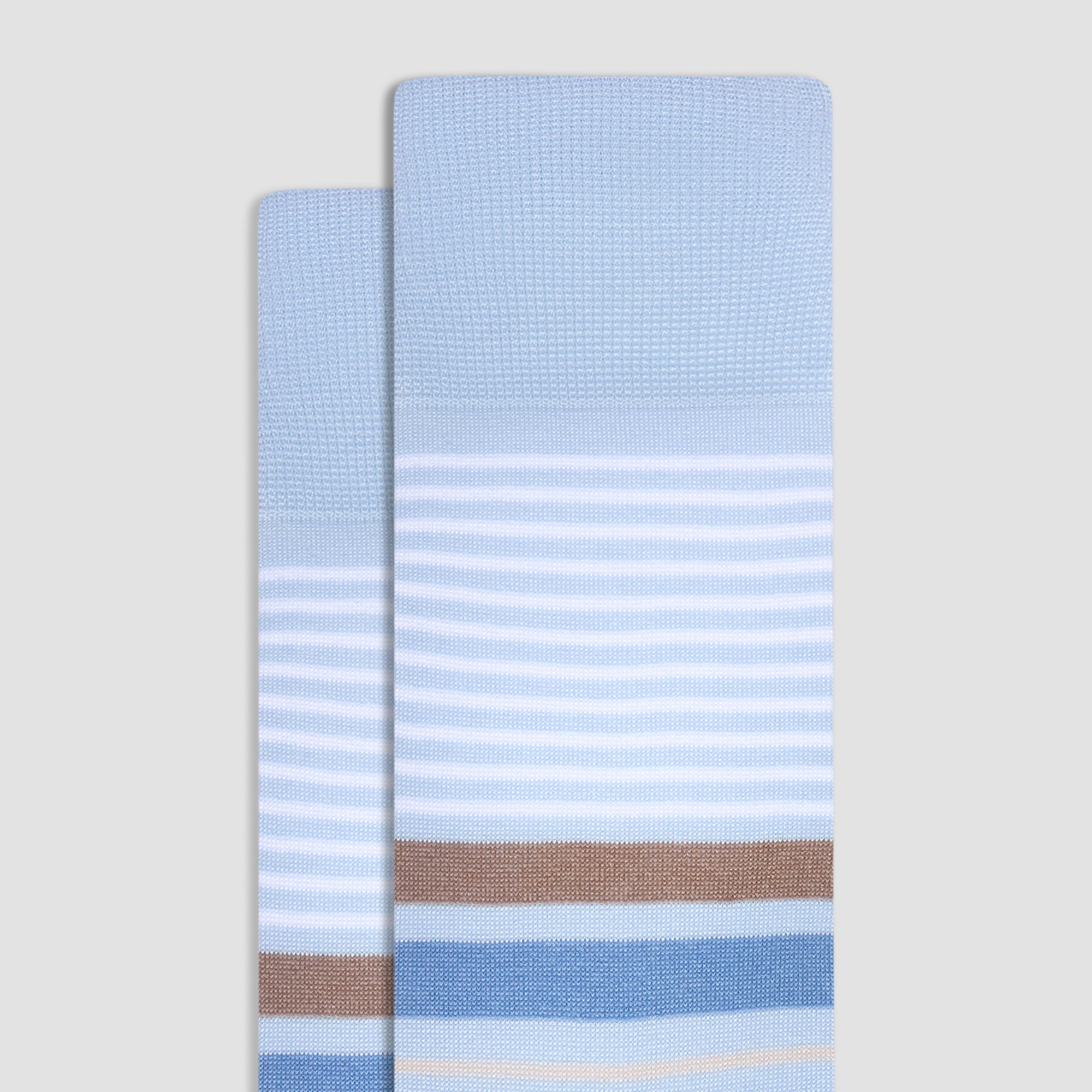 Striped Mid-Calf Socks