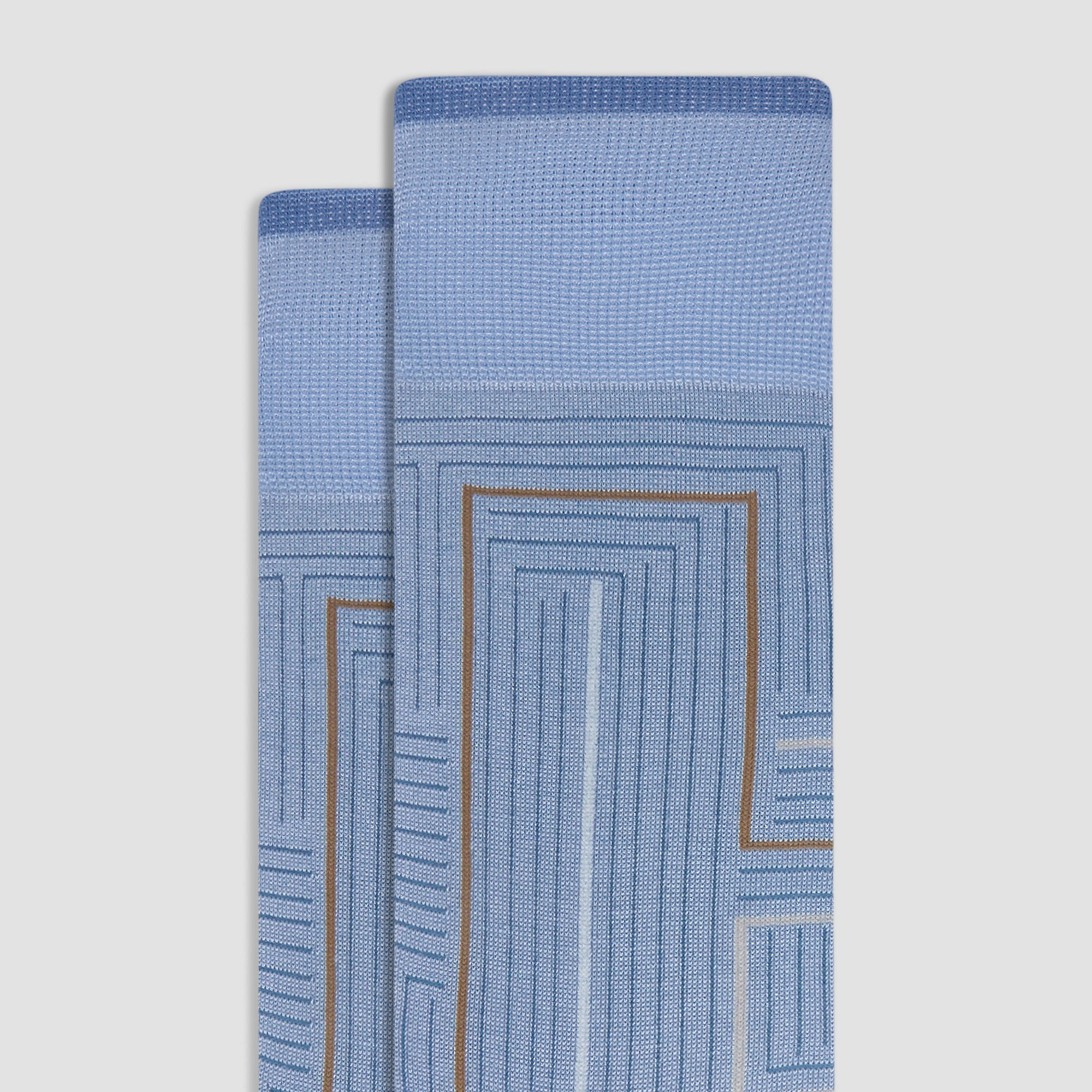 Geometric Mid-Calf Socks