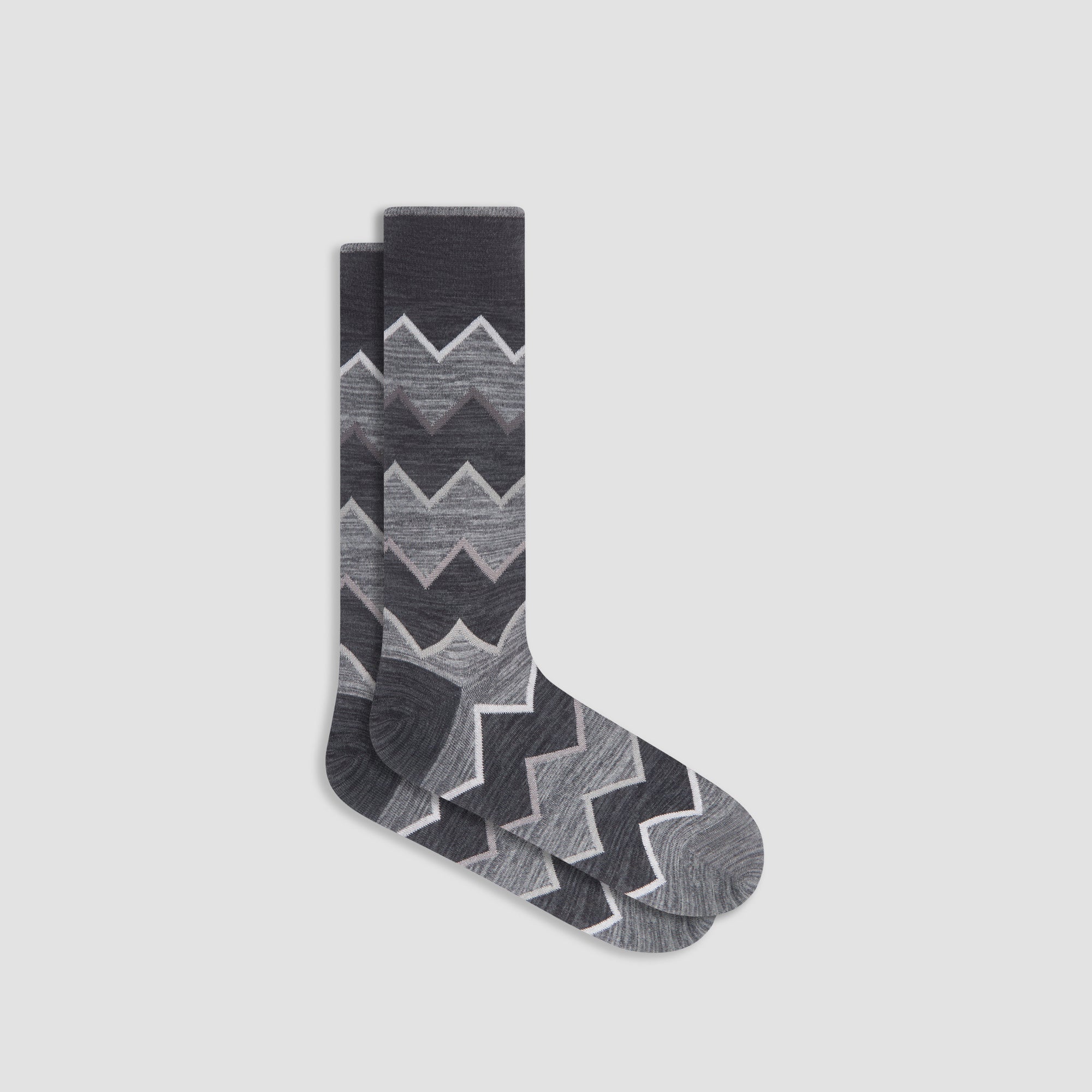 Chevron Stripe Mid-Calf Socks