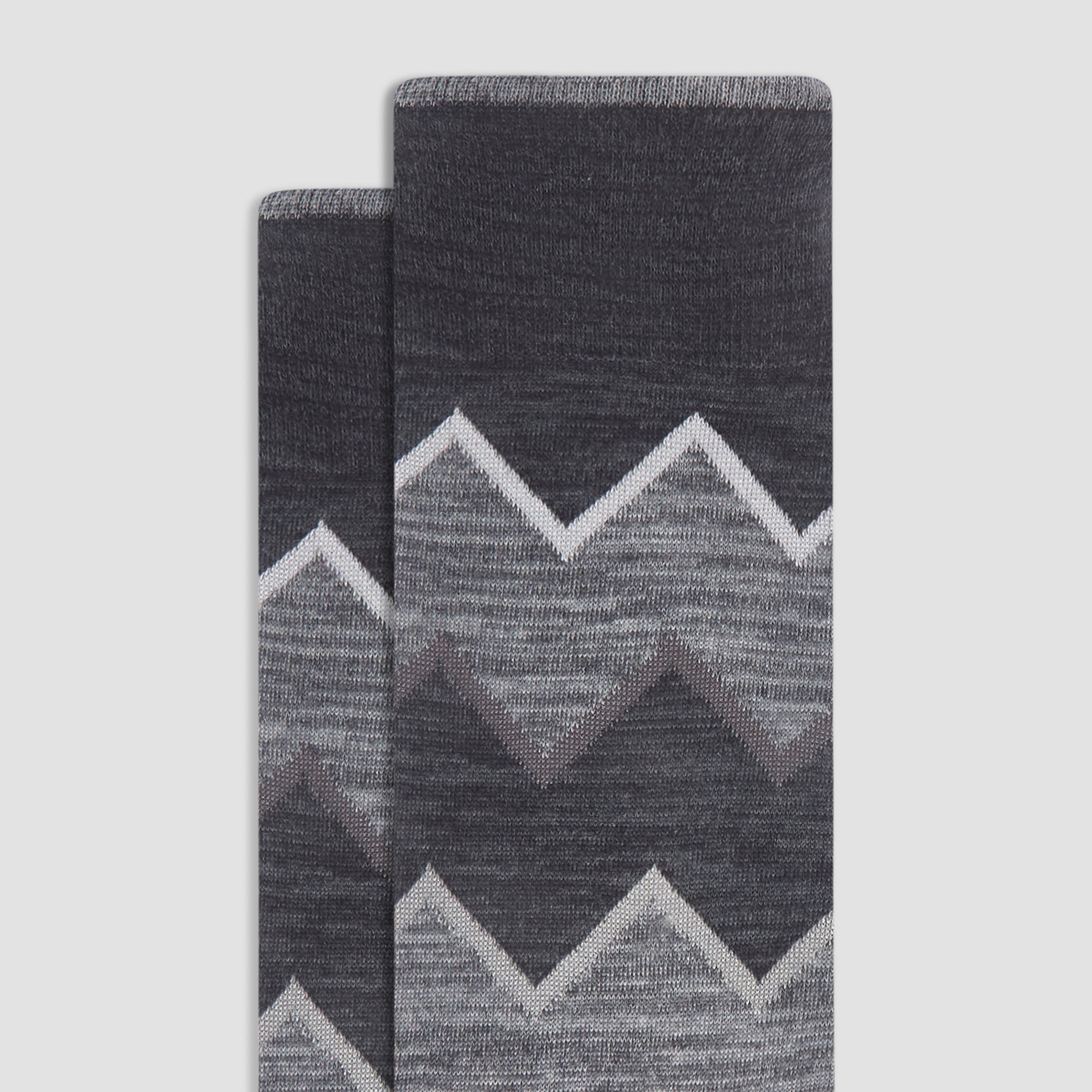 Chevron Stripe Mid-Calf Socks