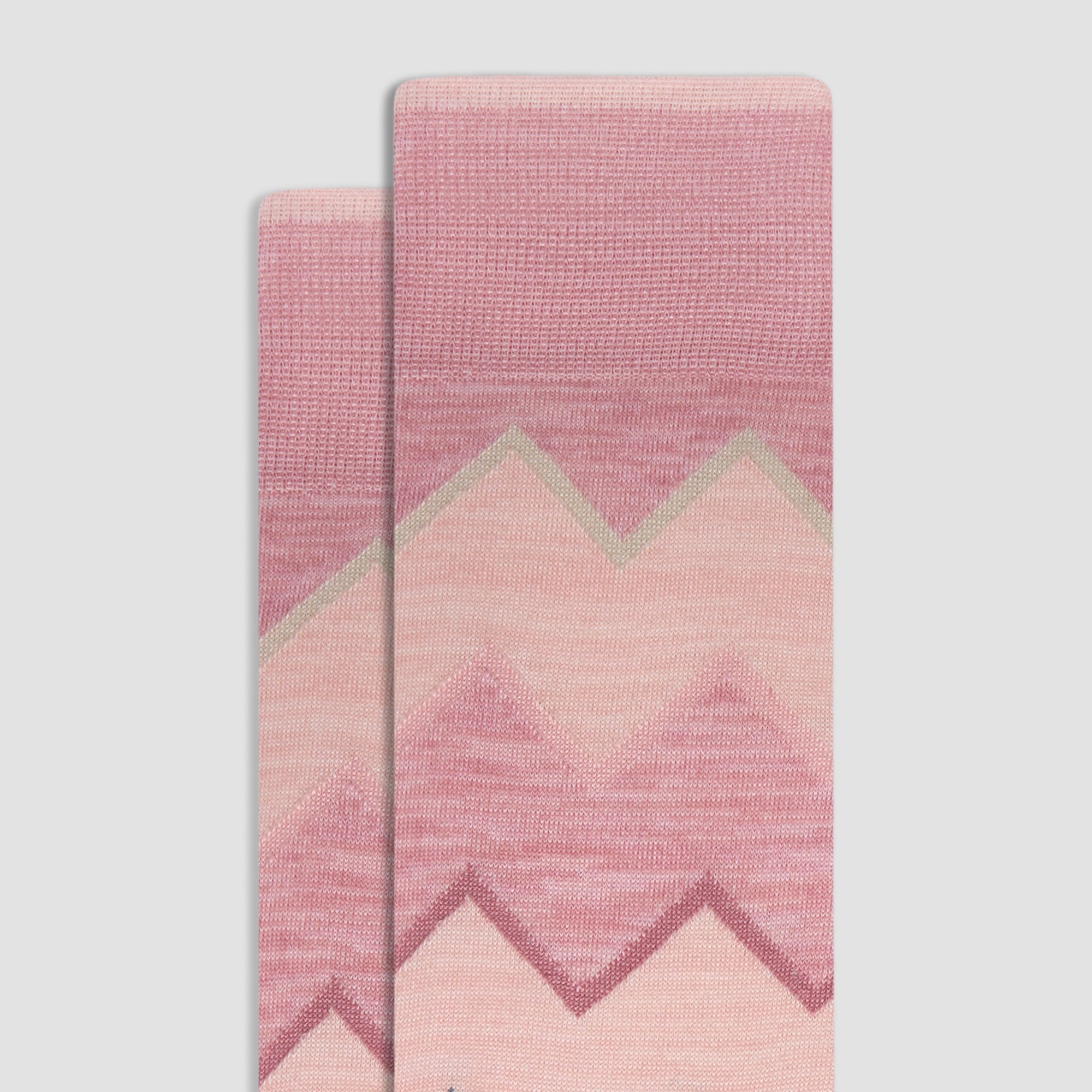 Chevron Stripe Mid-Calf Socks