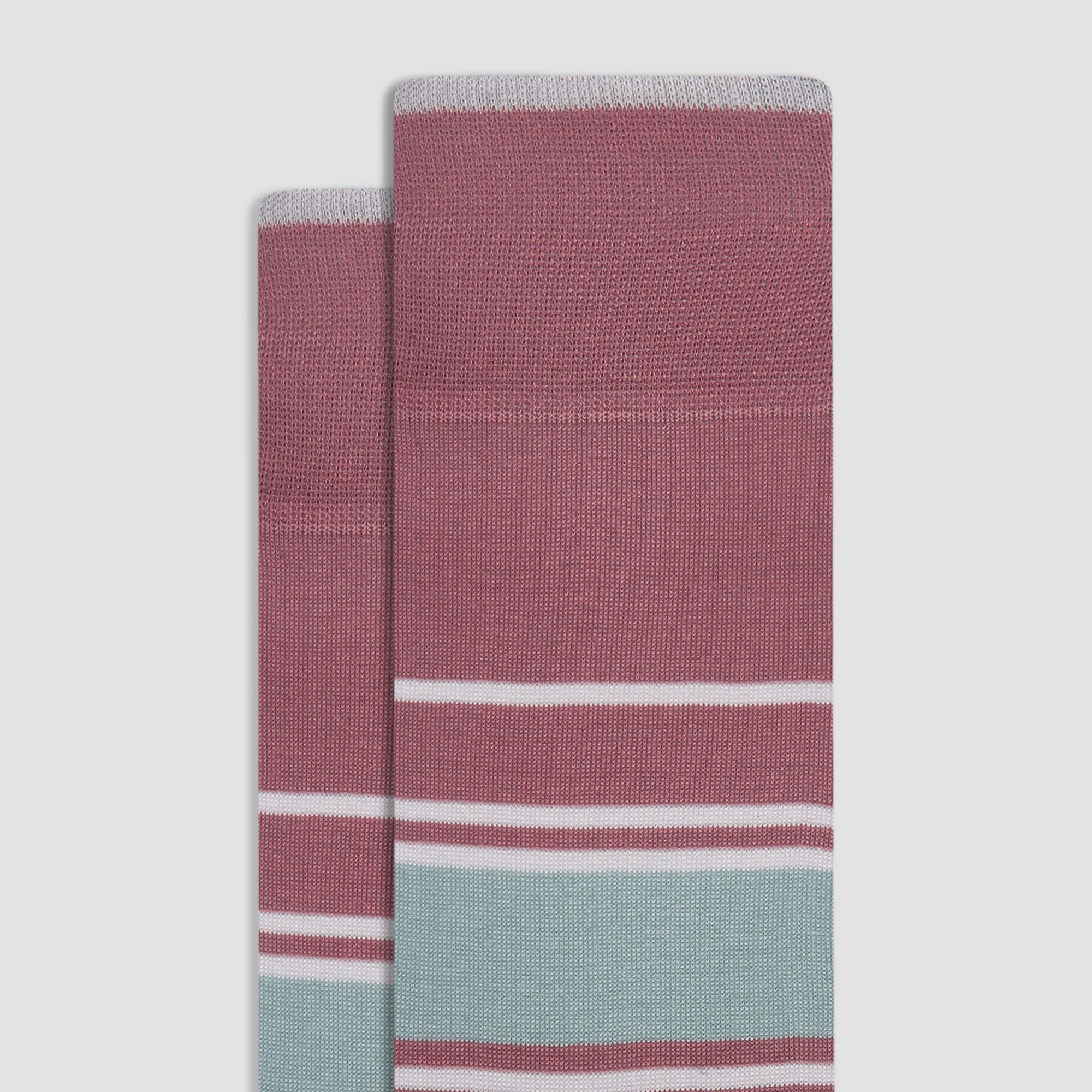 Striped Mid-Calf Socks