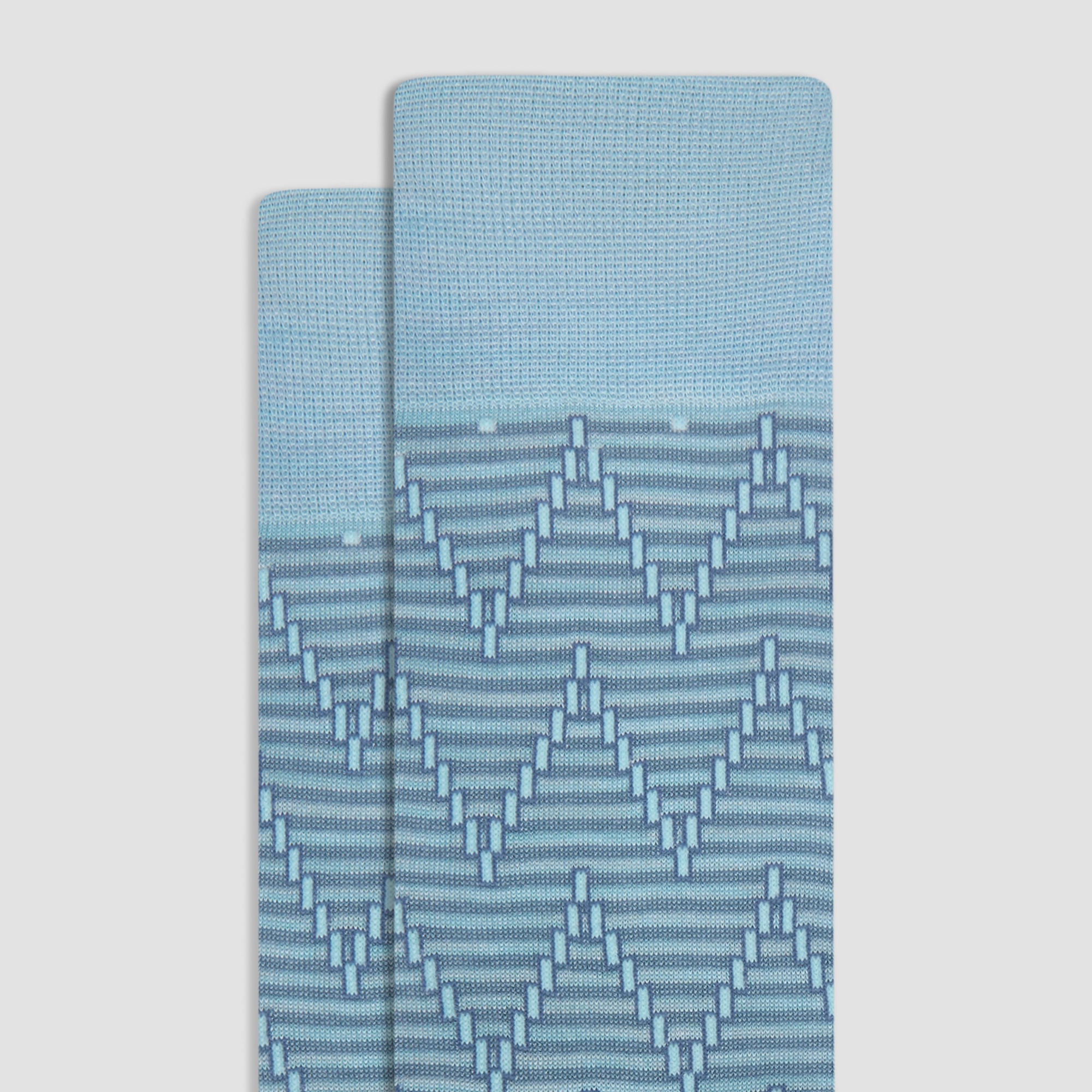 Chevron Stripe Mid-Calf Socks