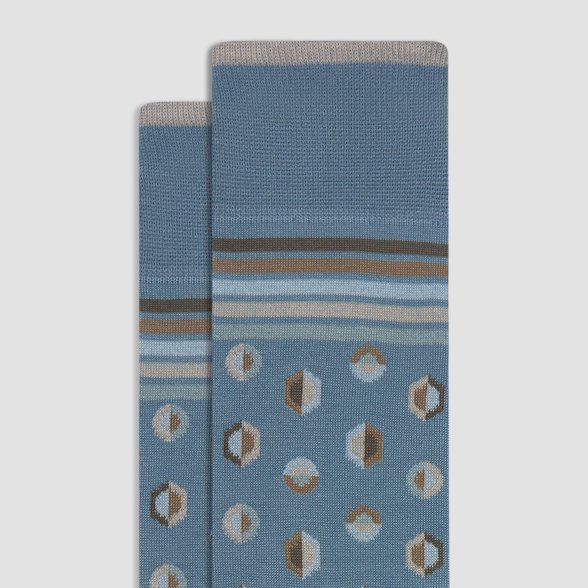 Geometric Mid-Calf Socks