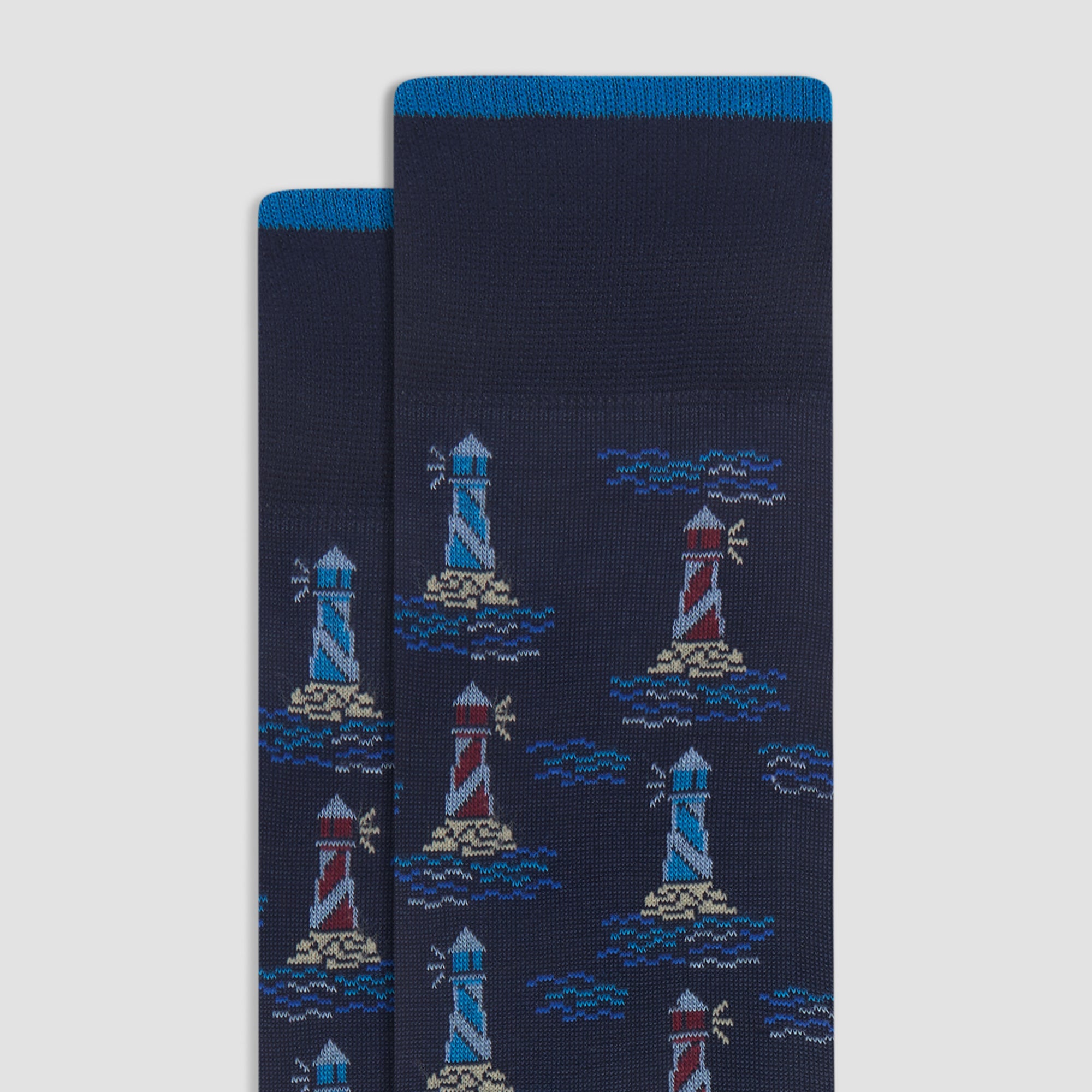 Lighthouse Mid-Calf Socks